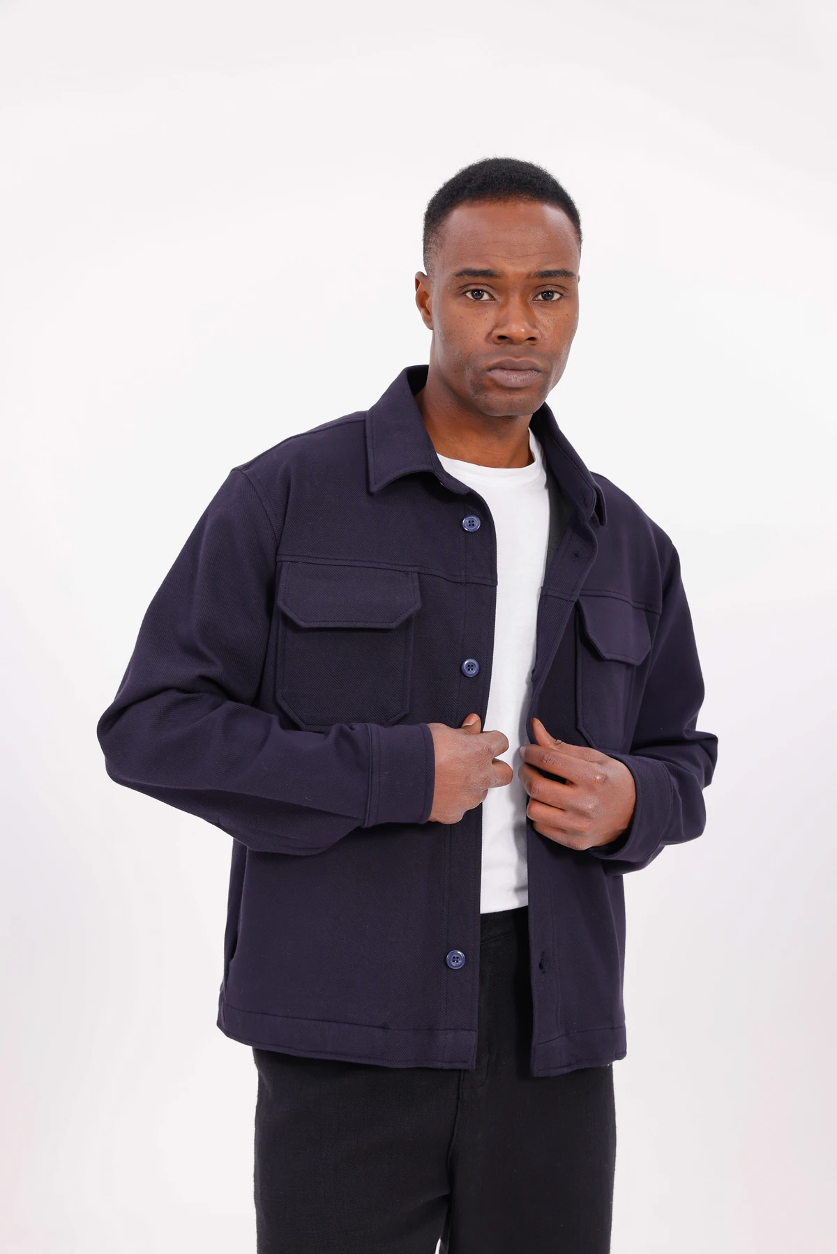 MONTELLA DÜĞMELİ CEKET - Lacivert