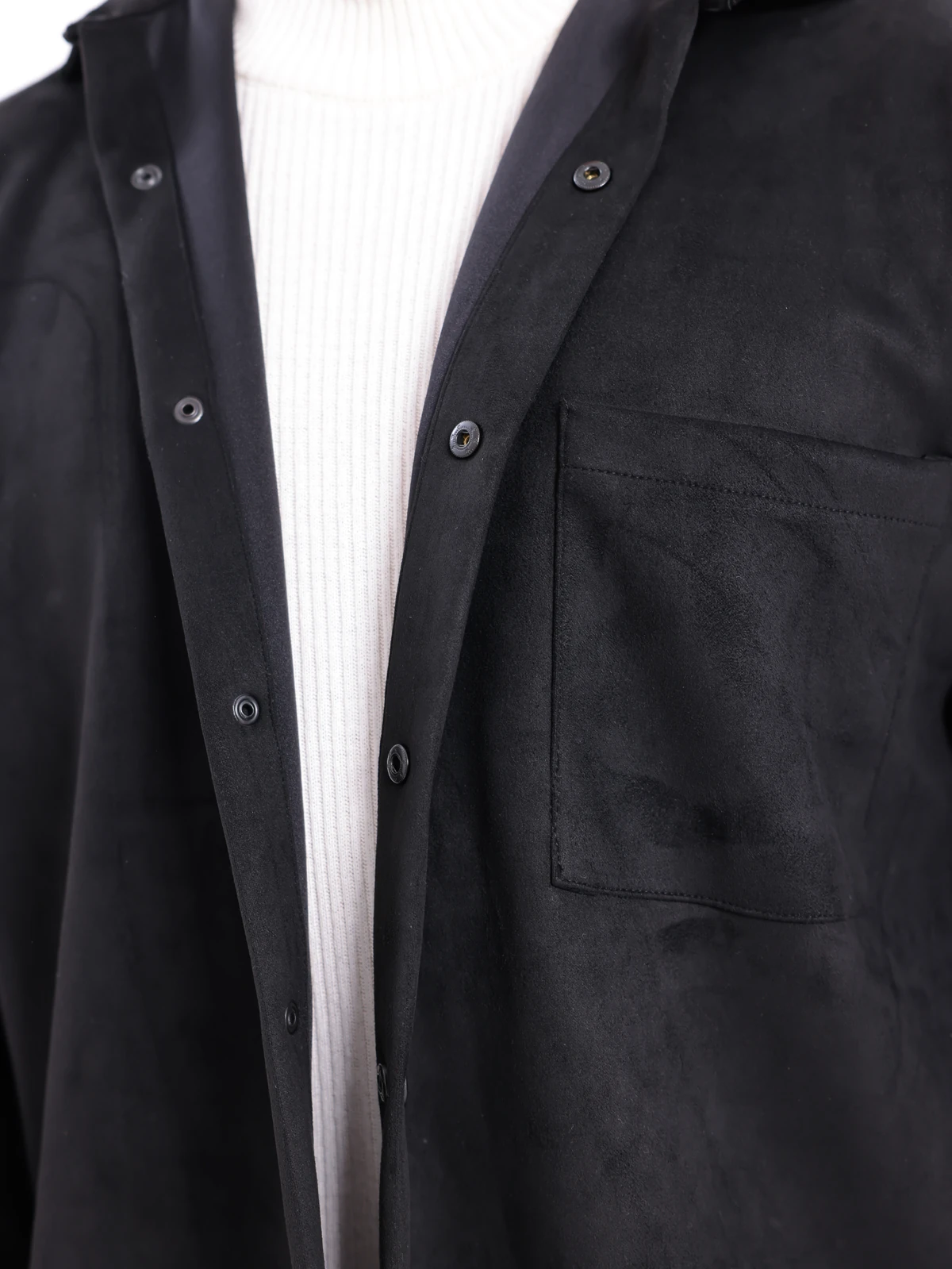 SUNİ SÜET DÜĞMELİ CEKET