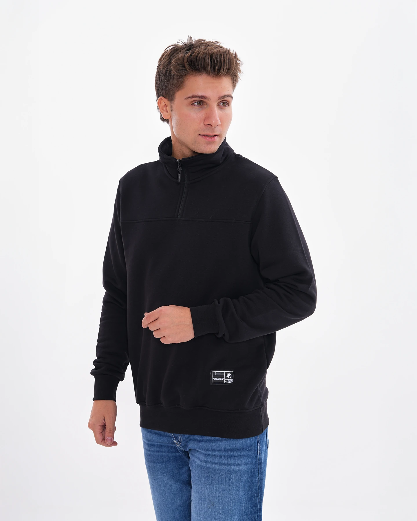 TRACE YARIM FERMUARLI SWEATSHIRT