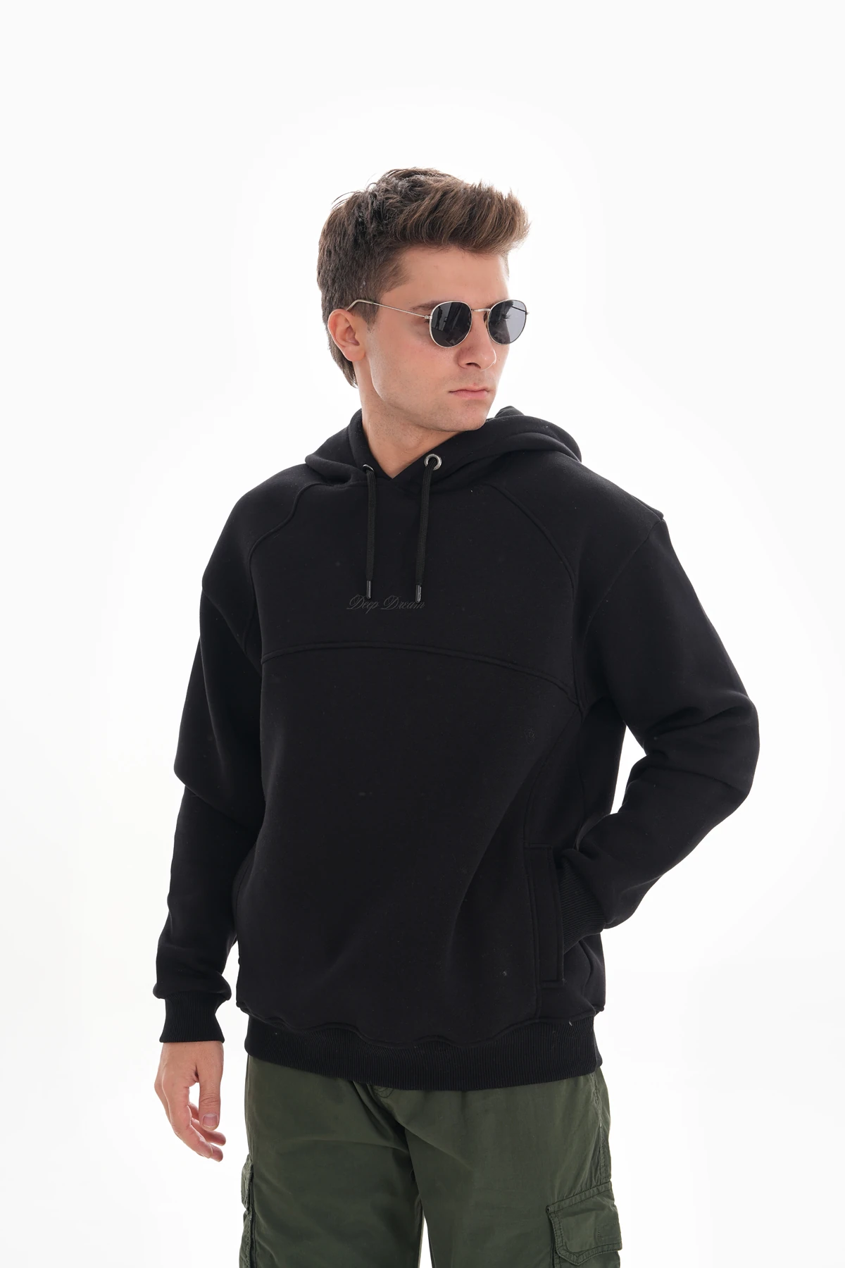 PARÇALI OVERSIZE SWEATSHIRT