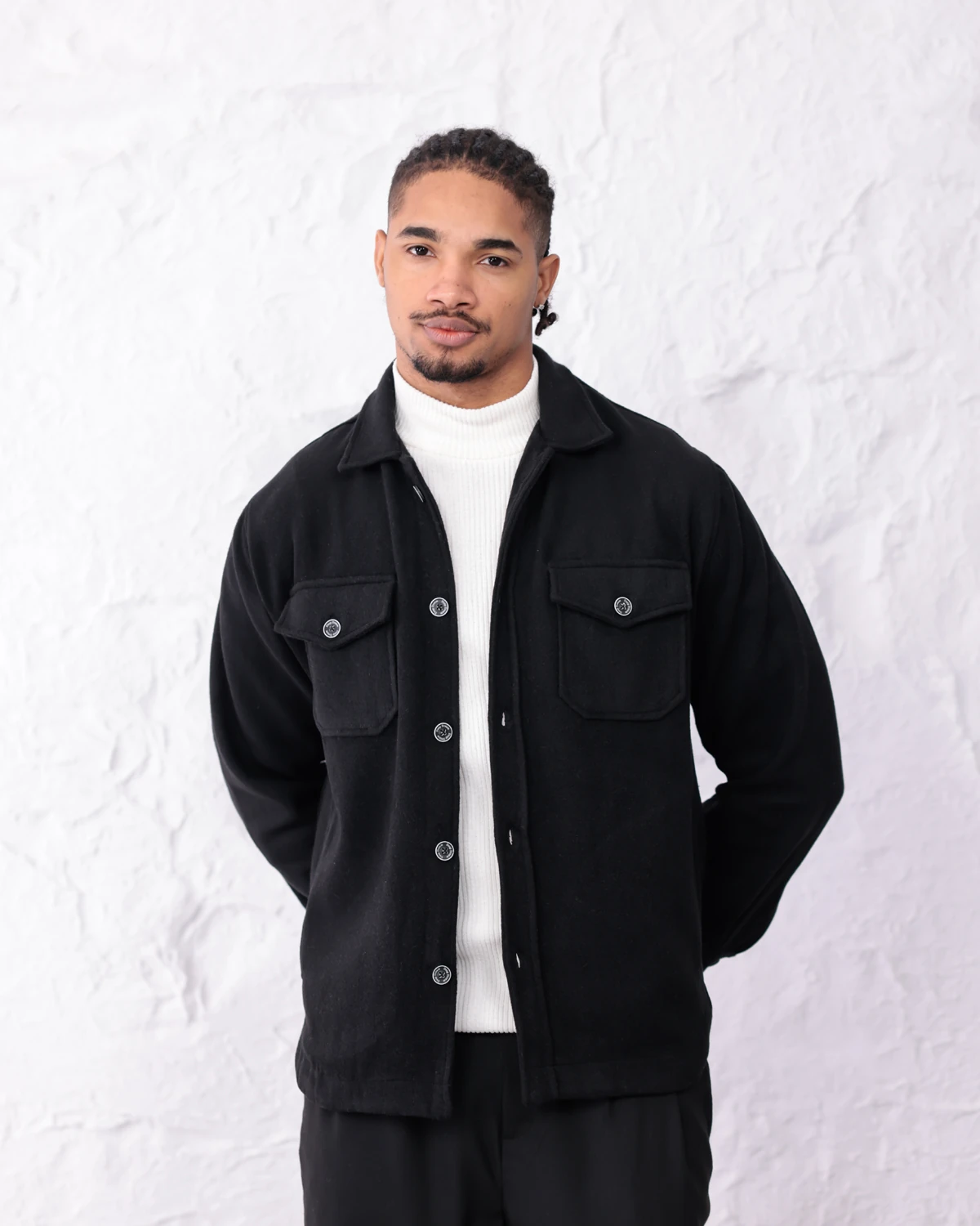 CASUAL DÜĞMELİ KAŞE CEKET