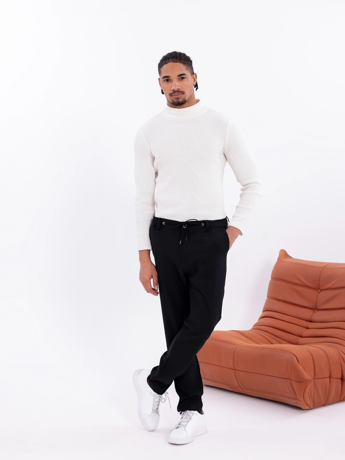 DOUBLE JOGGER KUMAŞ PANTOLON