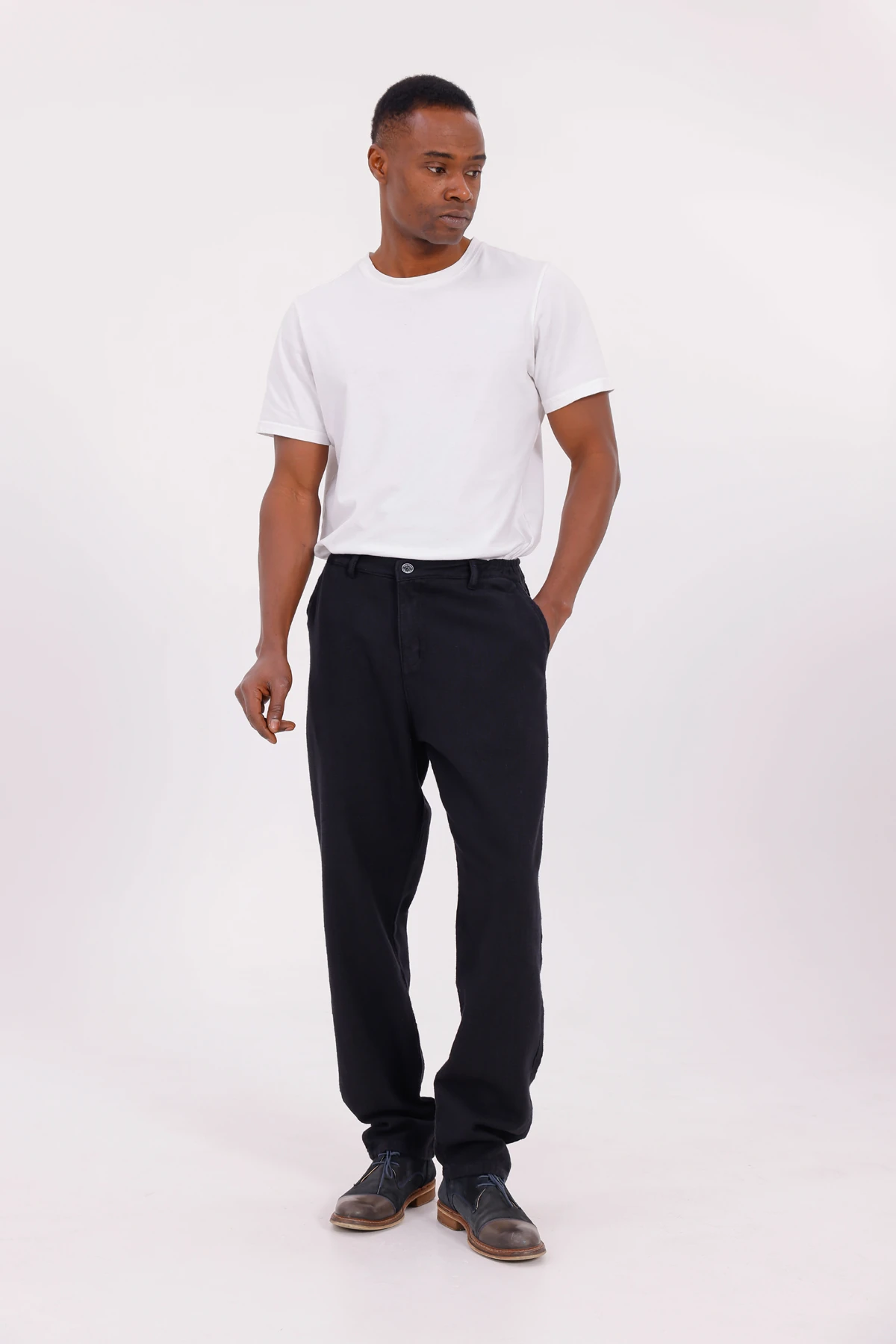 FLAM KETEN PANTOLON - Siyah