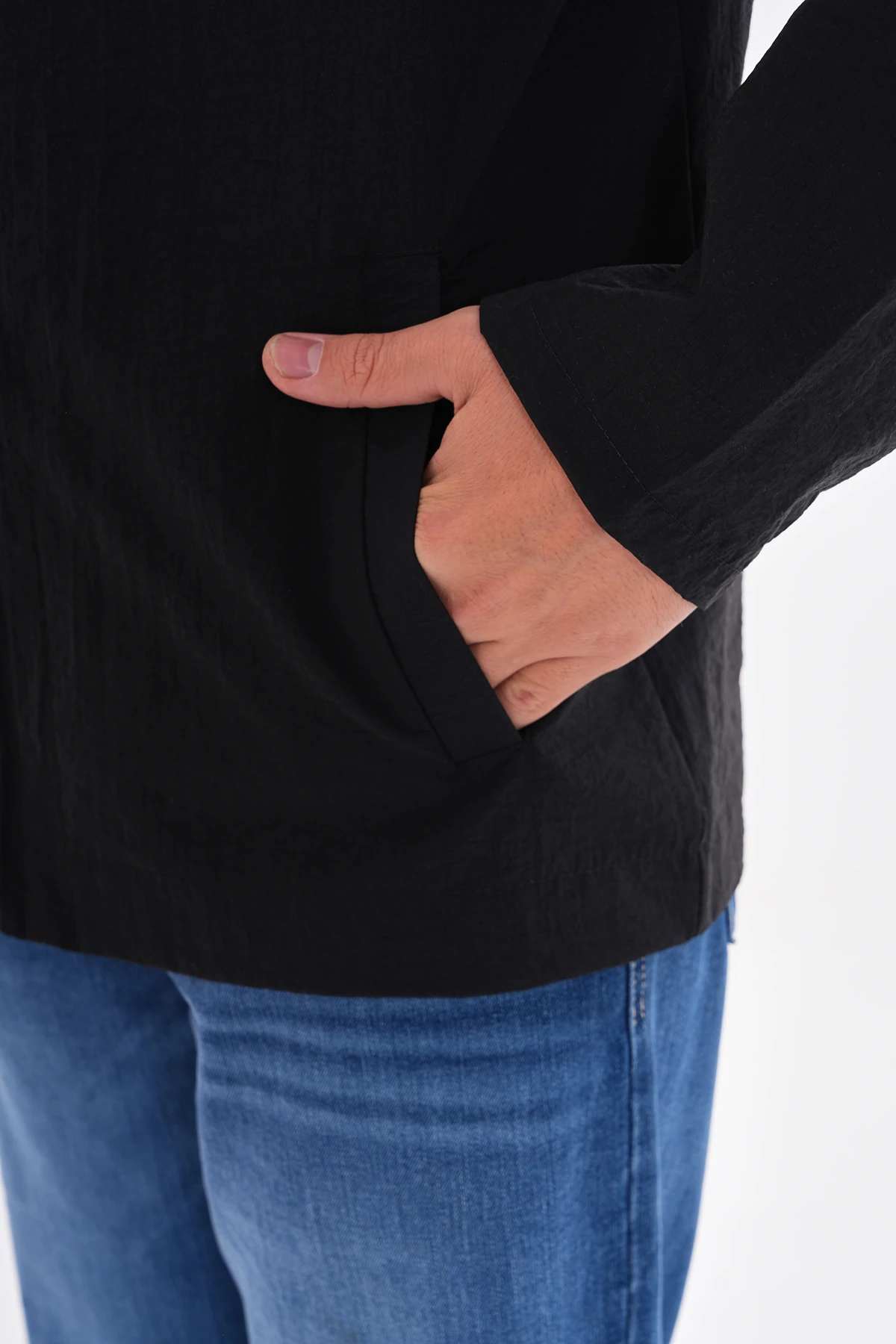 YAKALI RÜZGARLIK CEKET