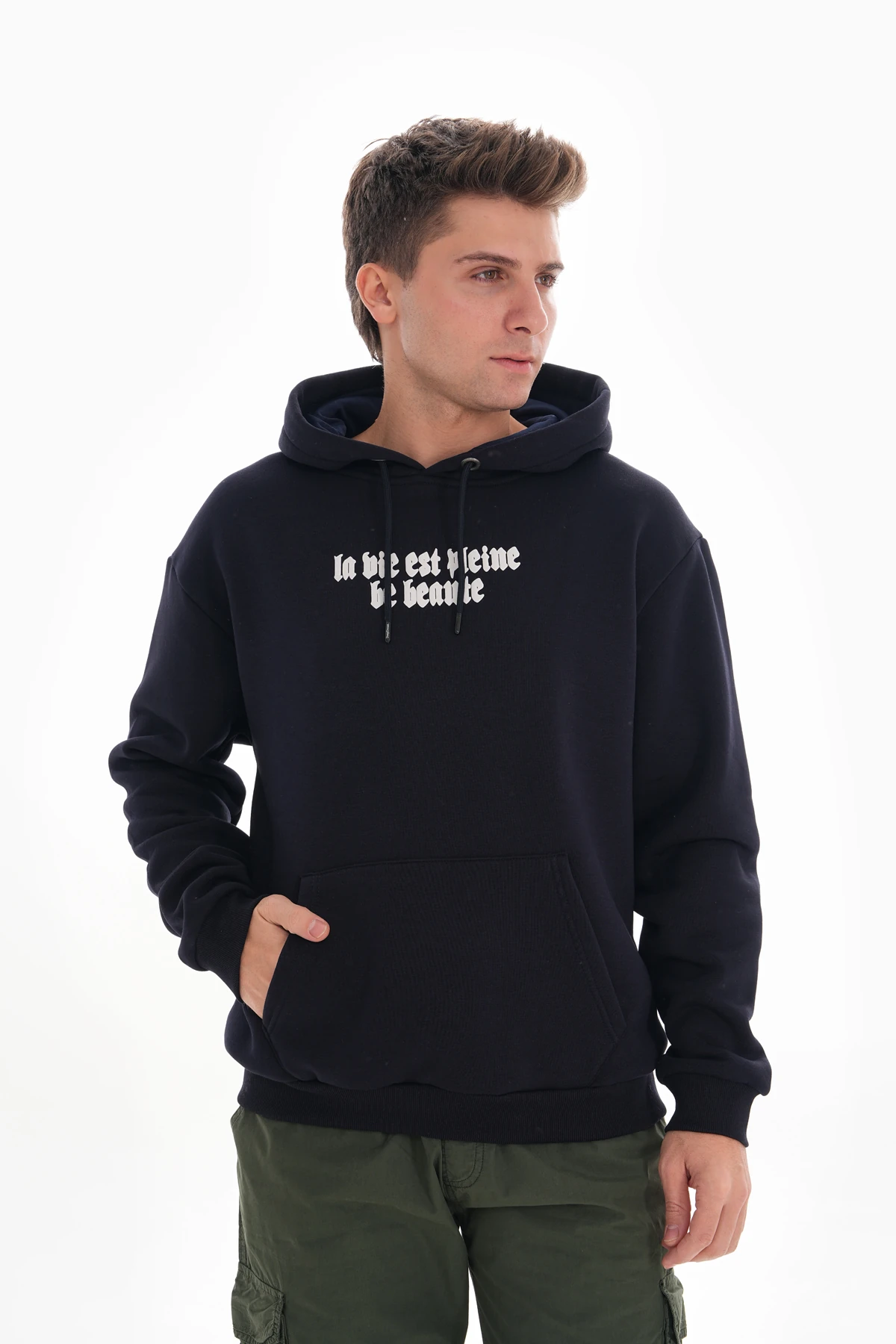 EMBOSS OVERSIZE SWEATSHIRT