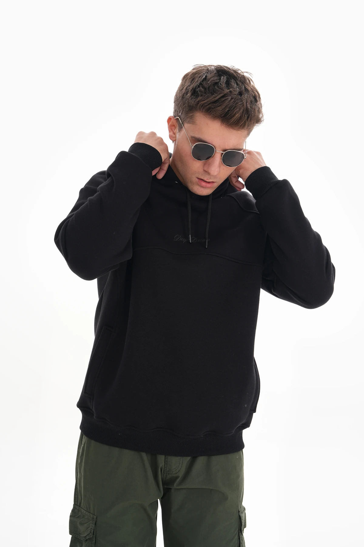 PARÇALI OVERSIZE SWEATSHIRT