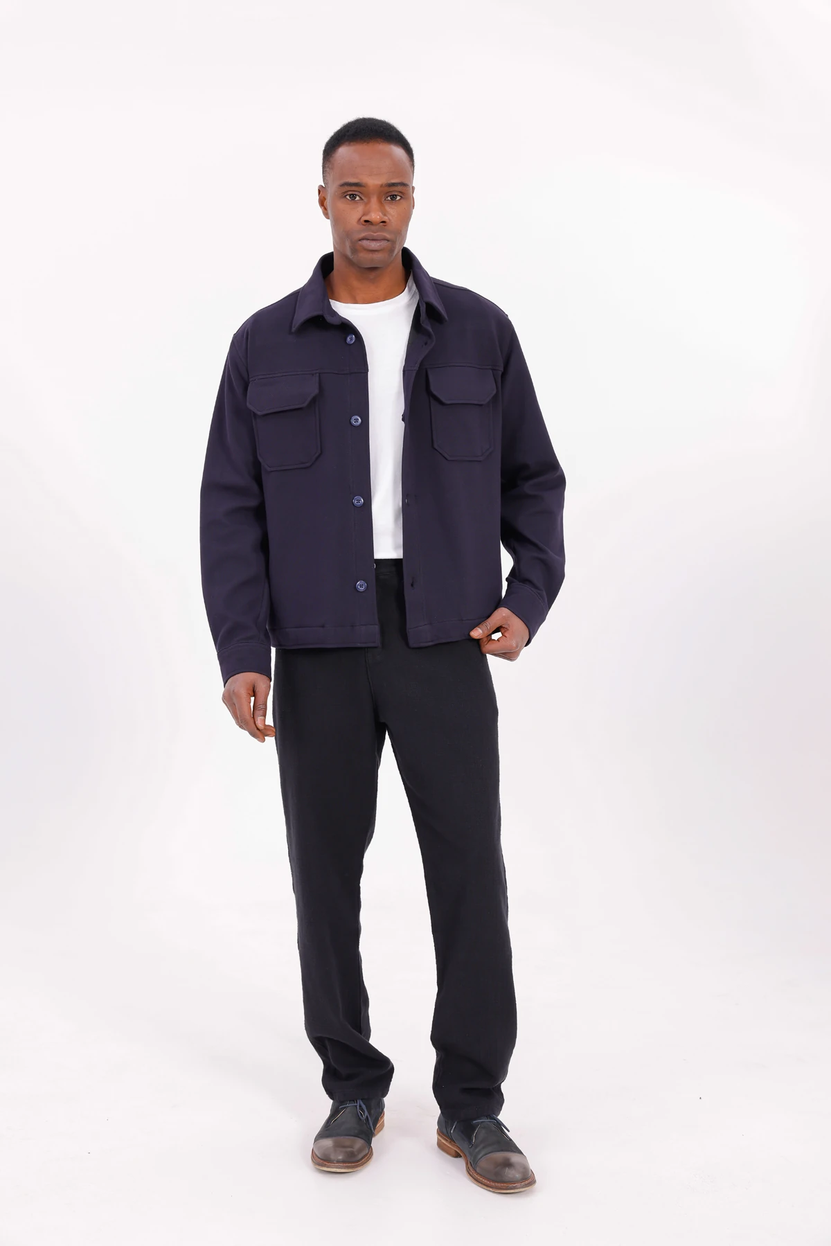 MONTELLA DÜĞMELİ CEKET - Lacivert