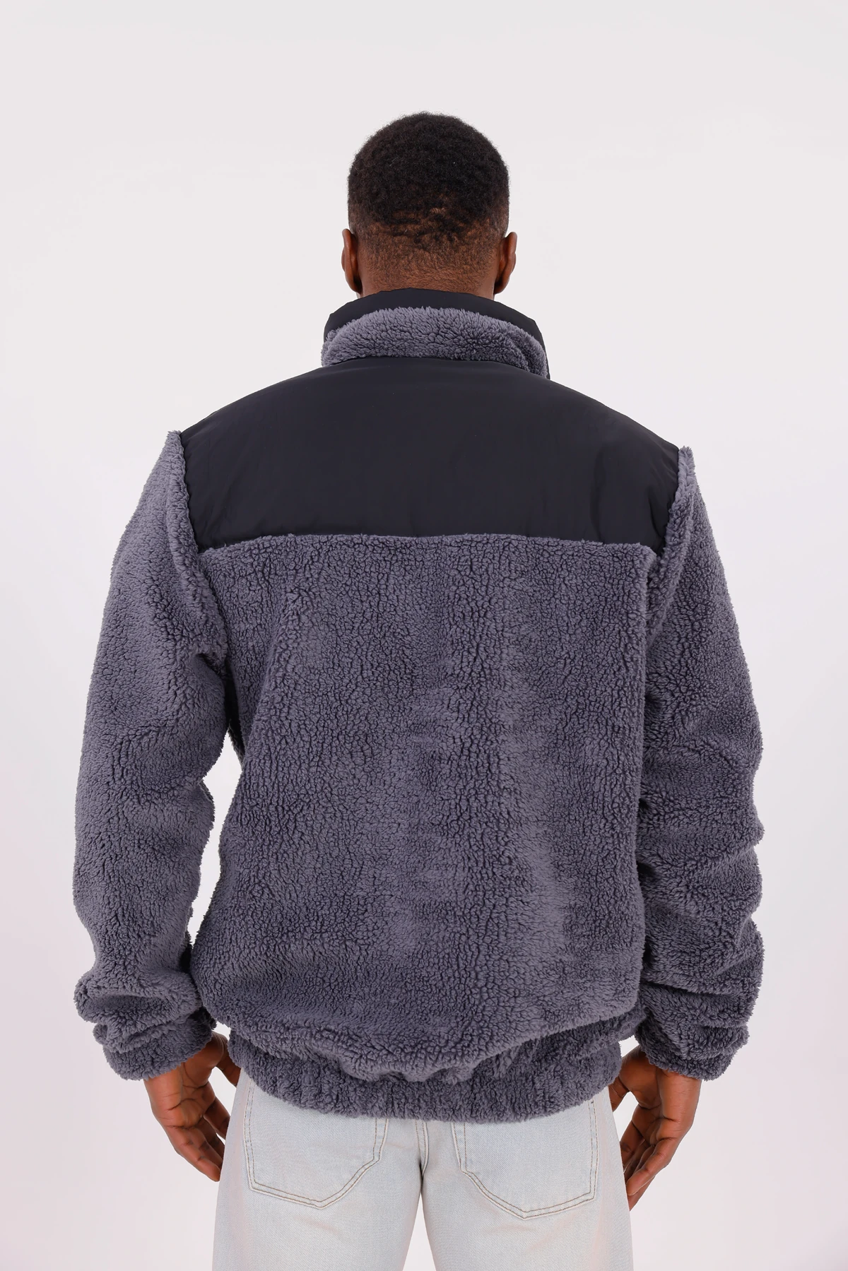 SUNİ KUZU ROBALI CEKET