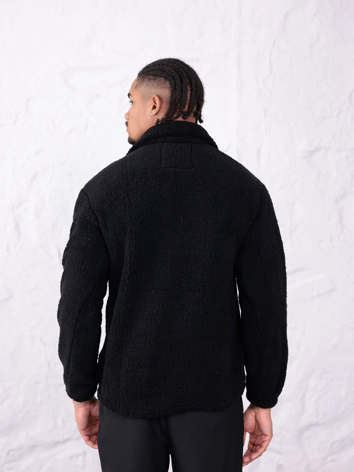 SUNİ KUZU DÜĞMELİ CEKET