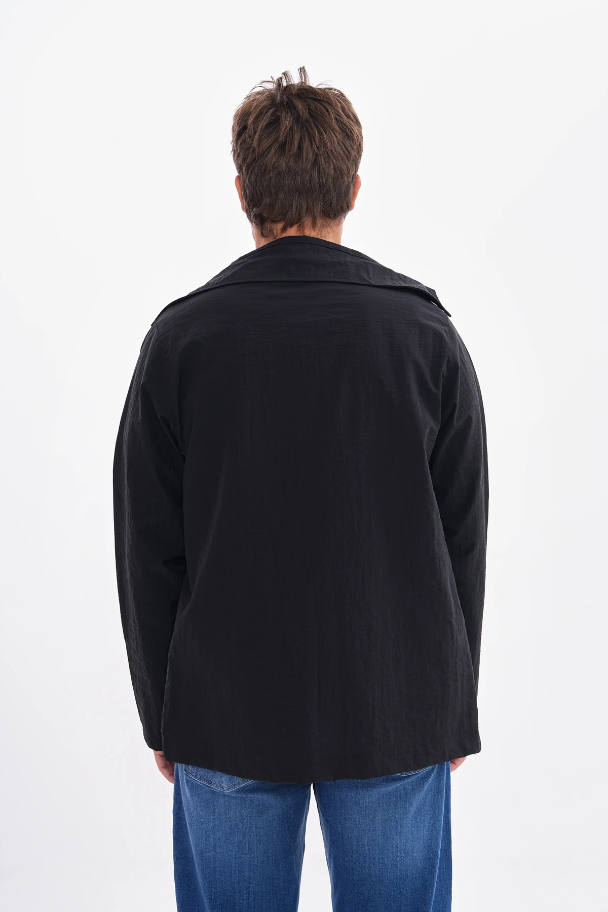 YAKALI RÜZGARLIK CEKET