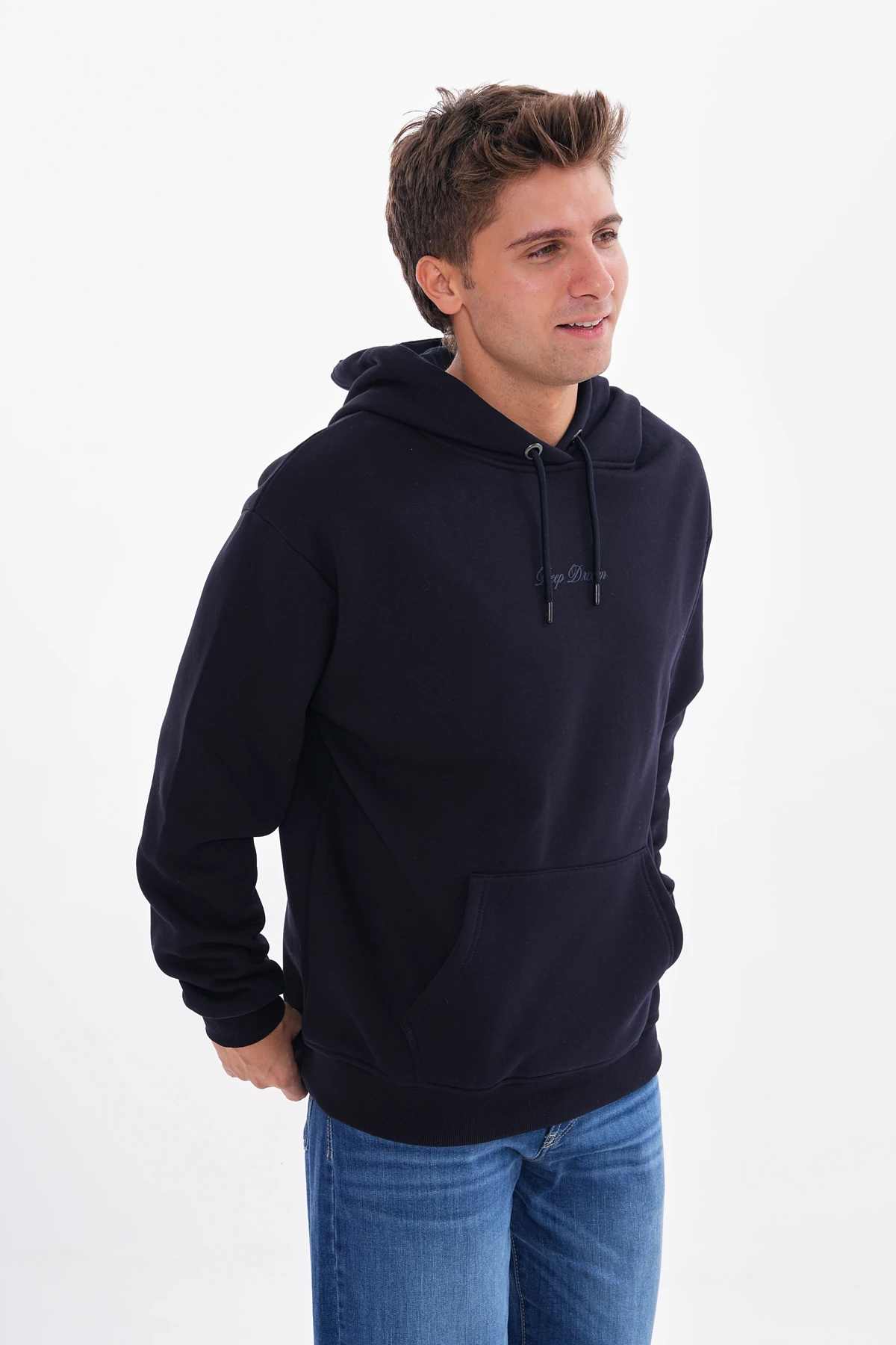 KABARTMA BASKILI OVERSIZE SWEATSHIRT