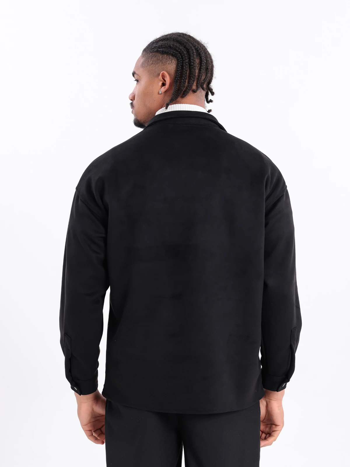 SUNİ SÜET DÜĞMELİ CEKET