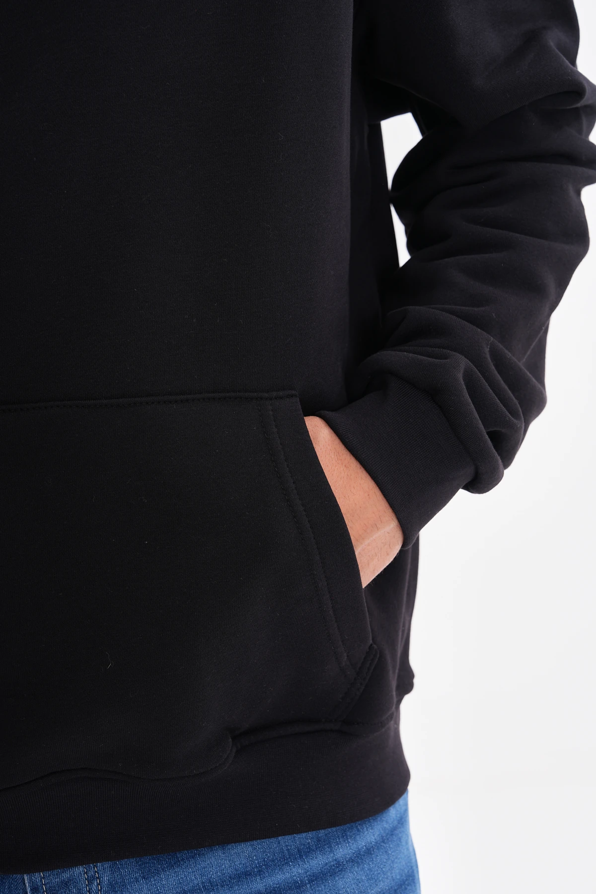 BASIC KAPÜŞONLU OVERSIZE SWEATSHIRT