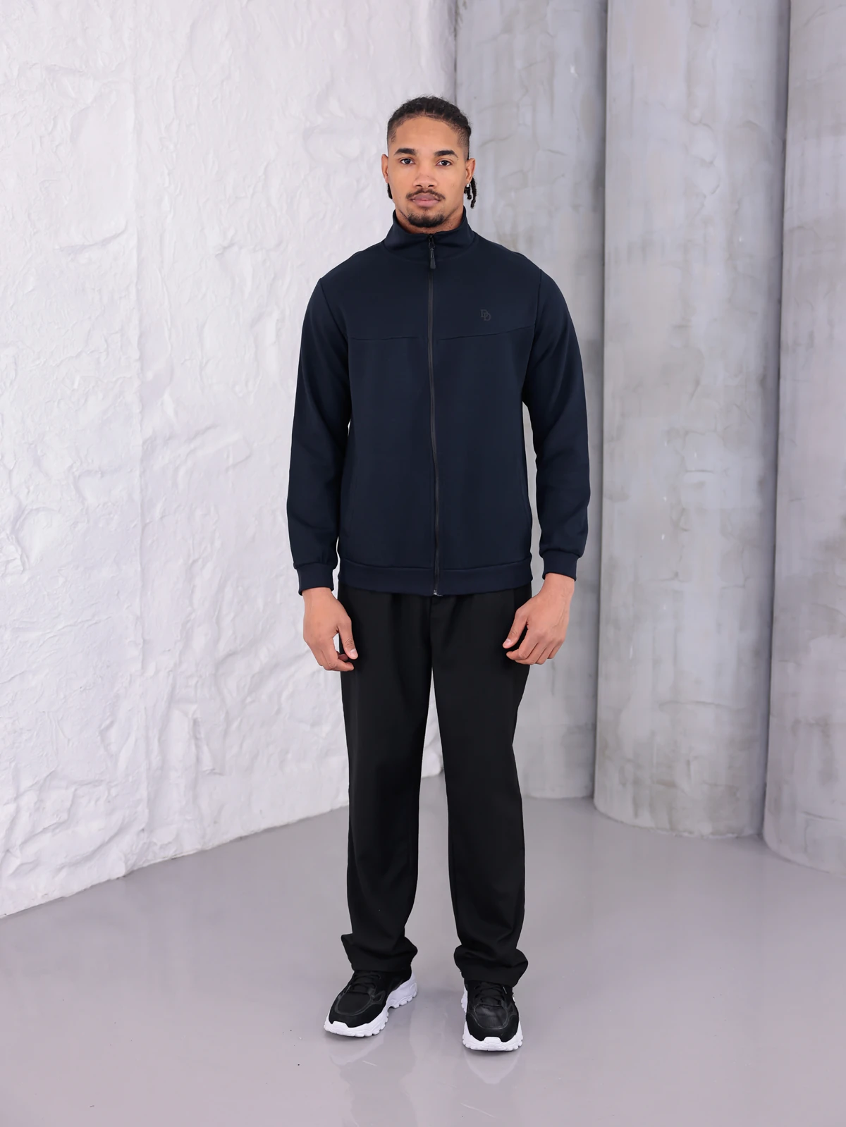 DOUBLE FACE YAKALI CEKET - Lacivert