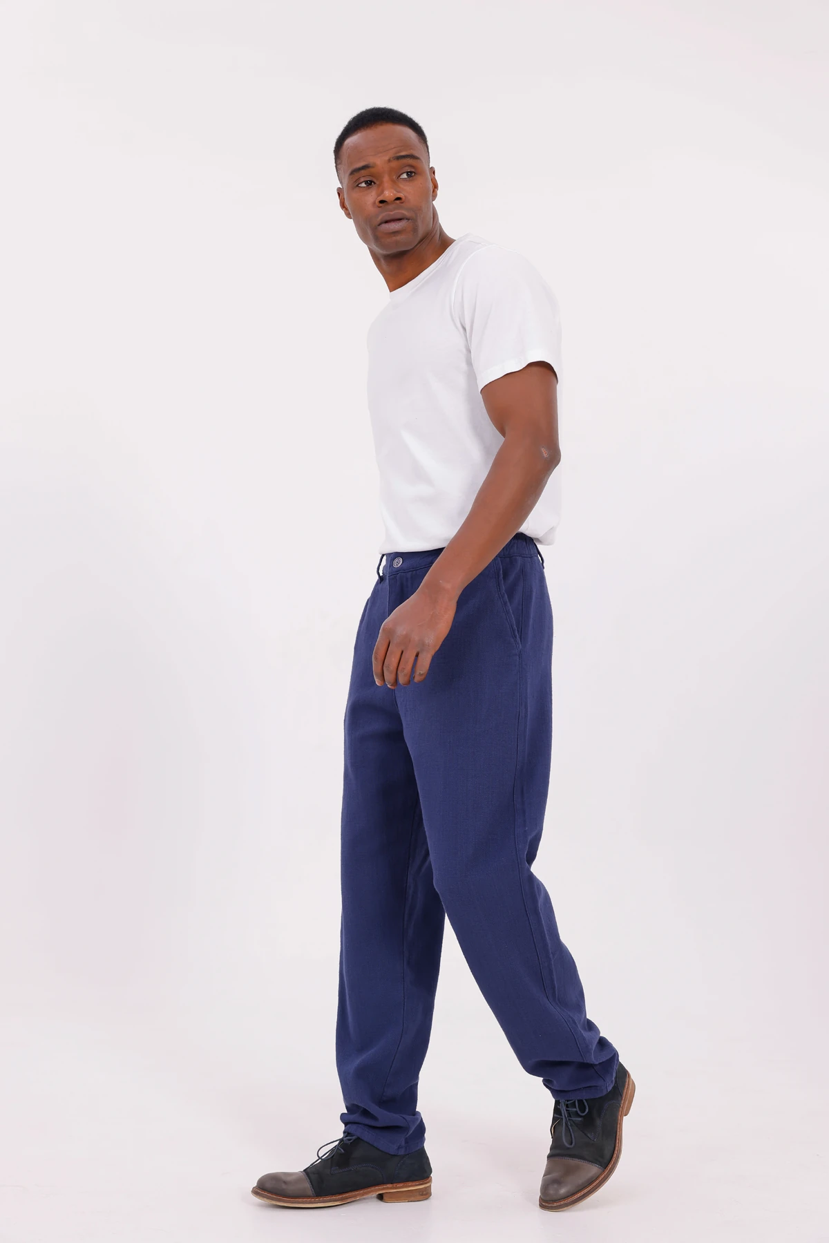 FLAM KETEN PANTOLON - Lacivert