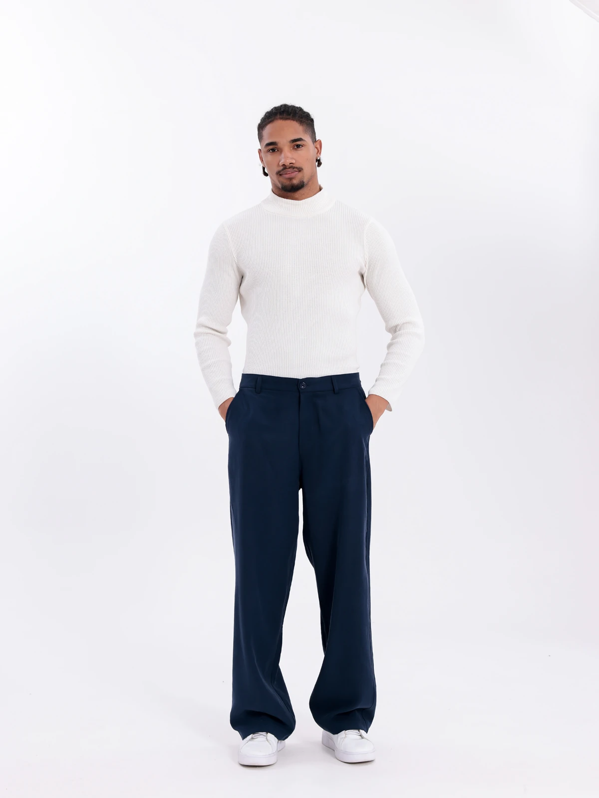 MODAL BAGGY PANTOLON - Lacivert