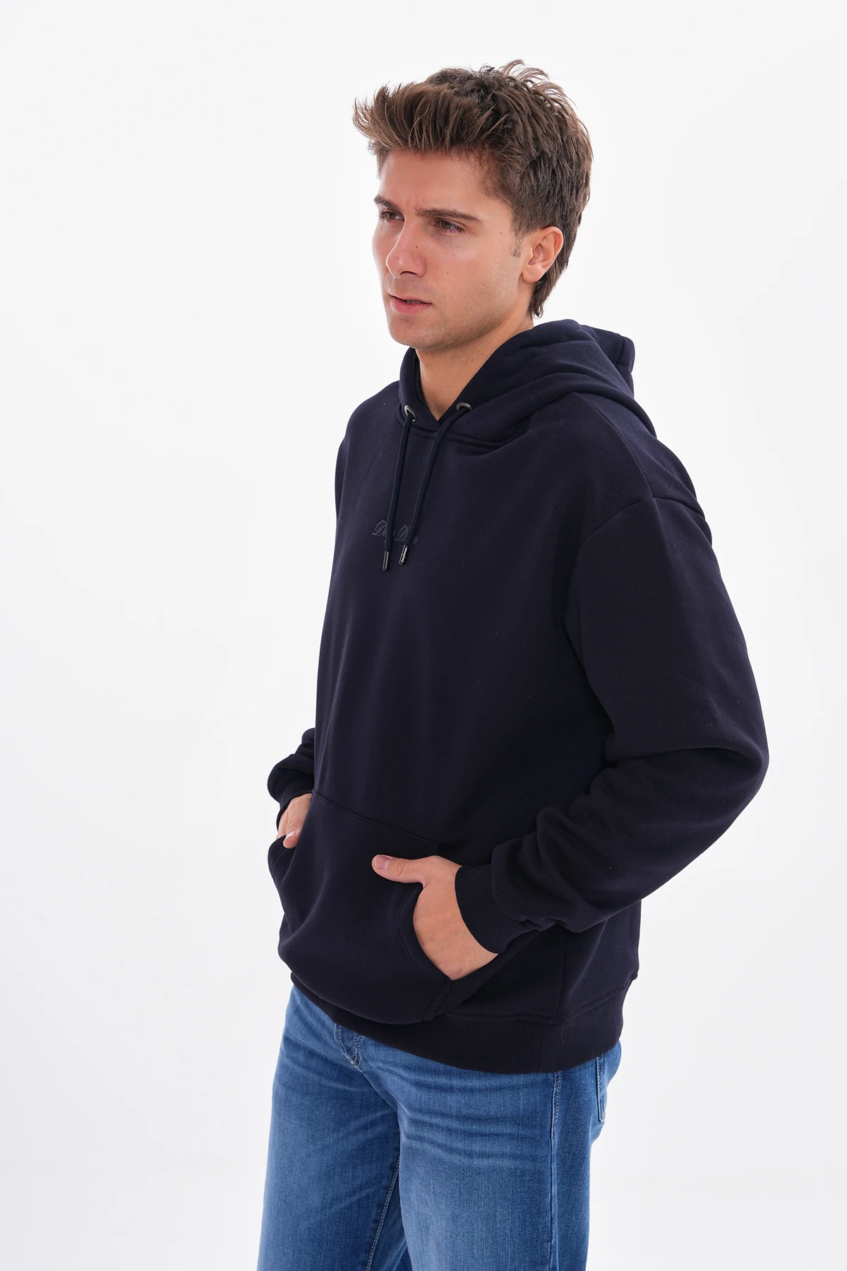 KABARTMA BASKILI OVERSIZE SWEATSHIRT