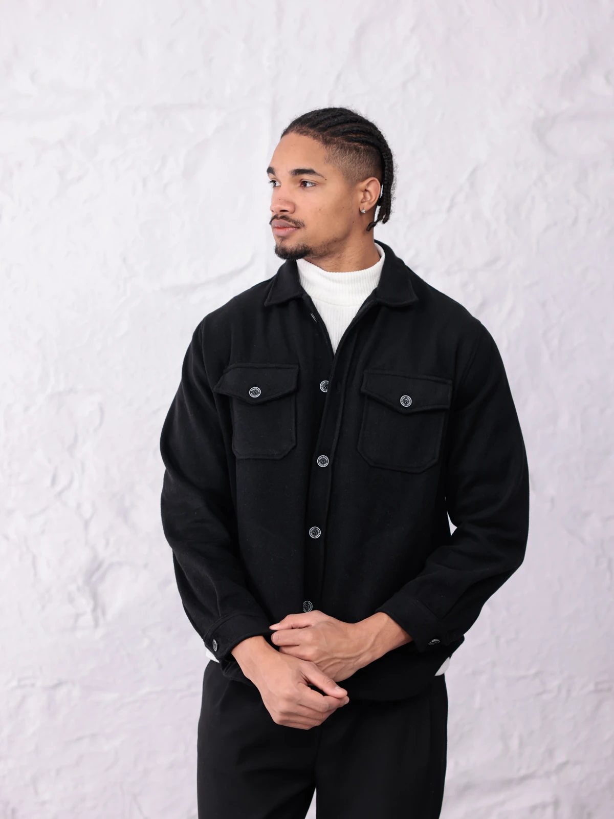 CASUAL DÜĞMELİ KAŞE CEKET