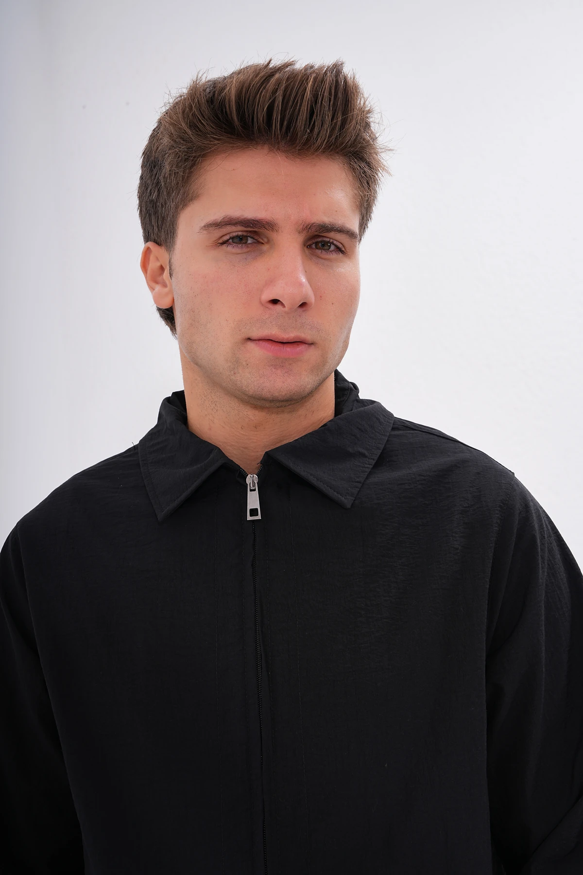 YAKALI RÜZGARLIK CEKET