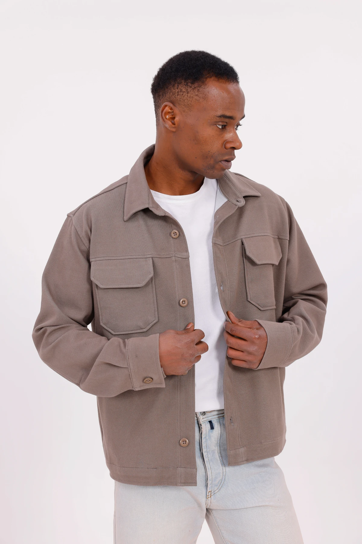 MONTELLA DÜĞMELİ CEKET - Vizon