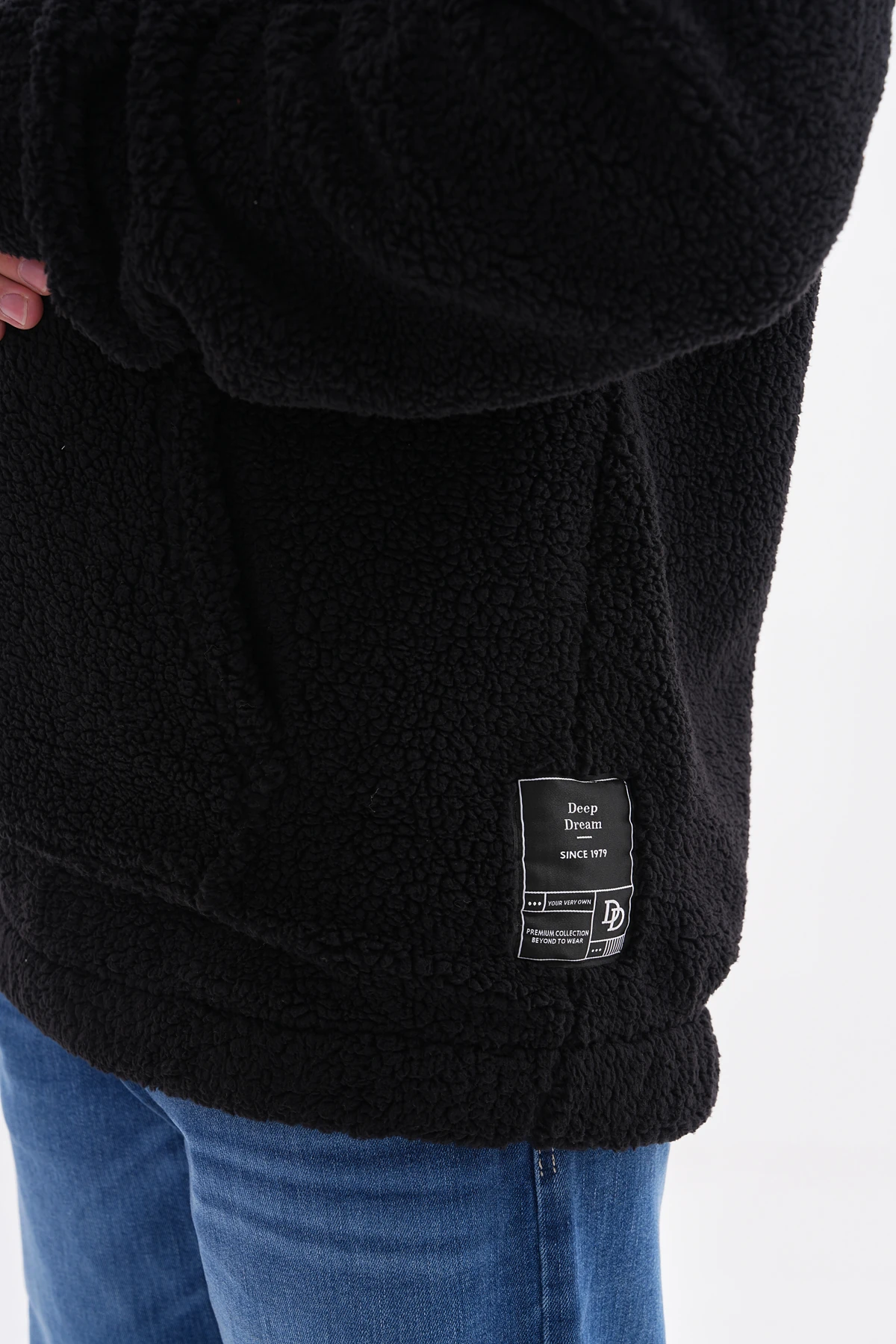 SUNİ KUZU OVERSIZE SWEATSHIRT