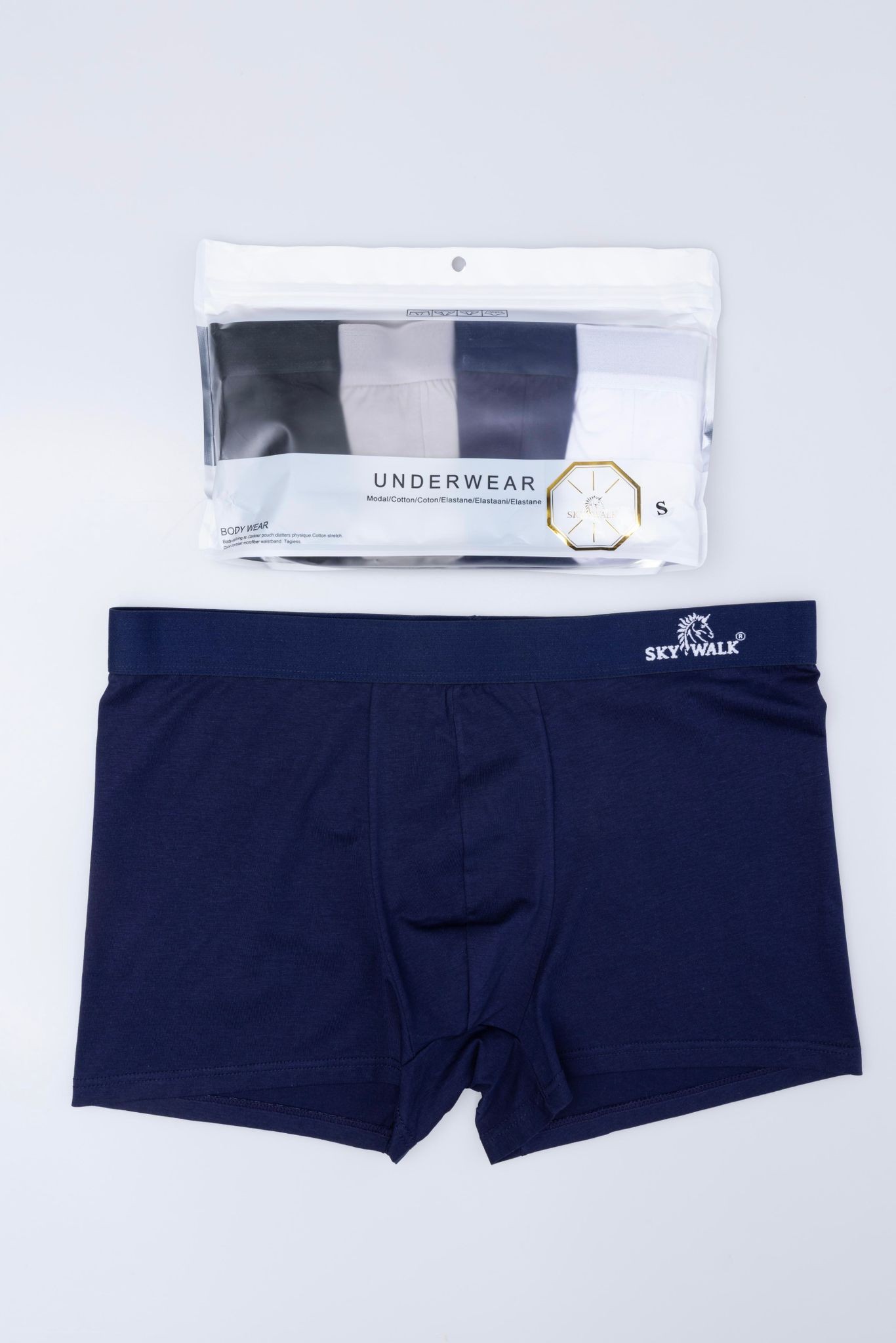 Erkek Boxer Lacivert