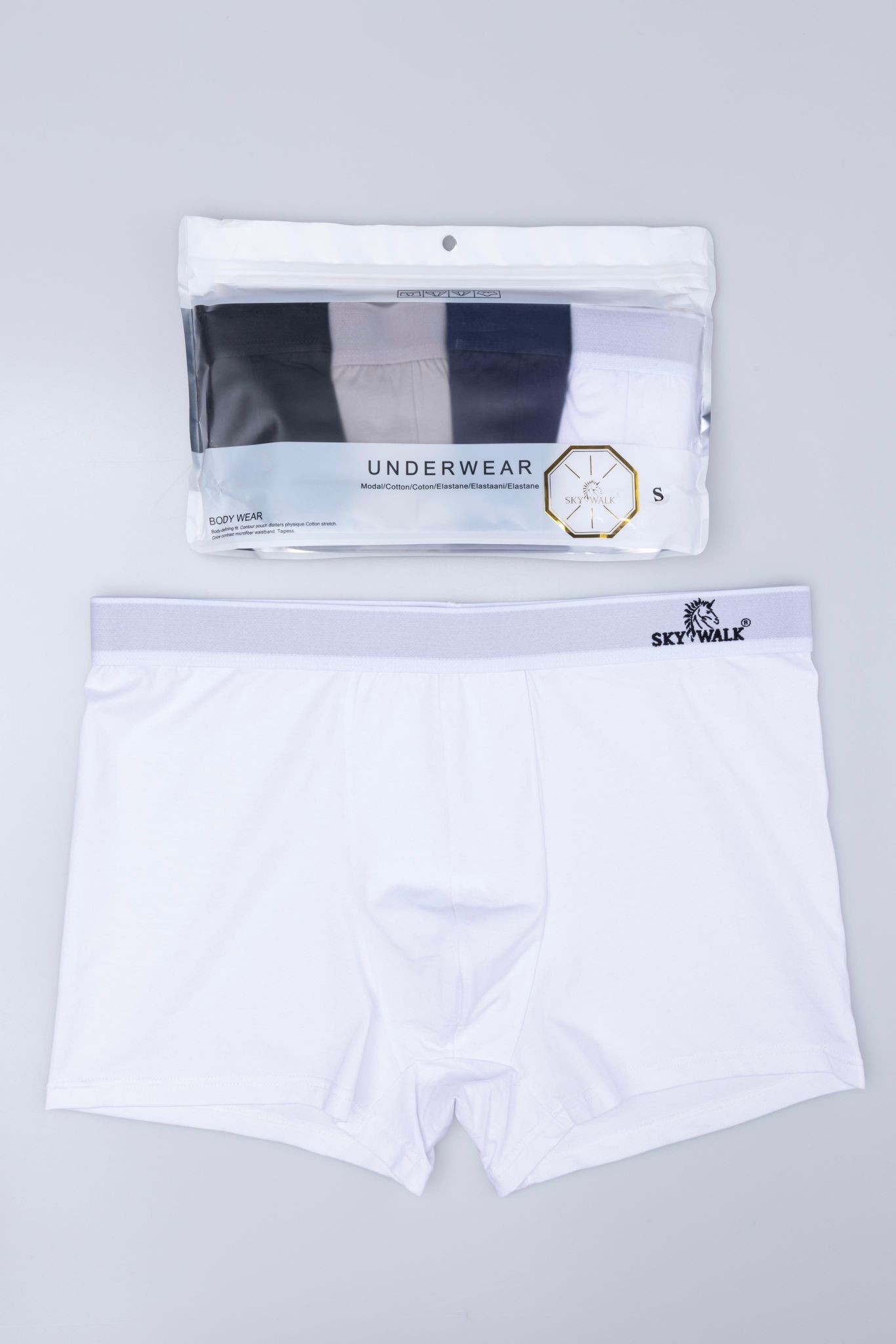 Erkek Boxer Beyaz