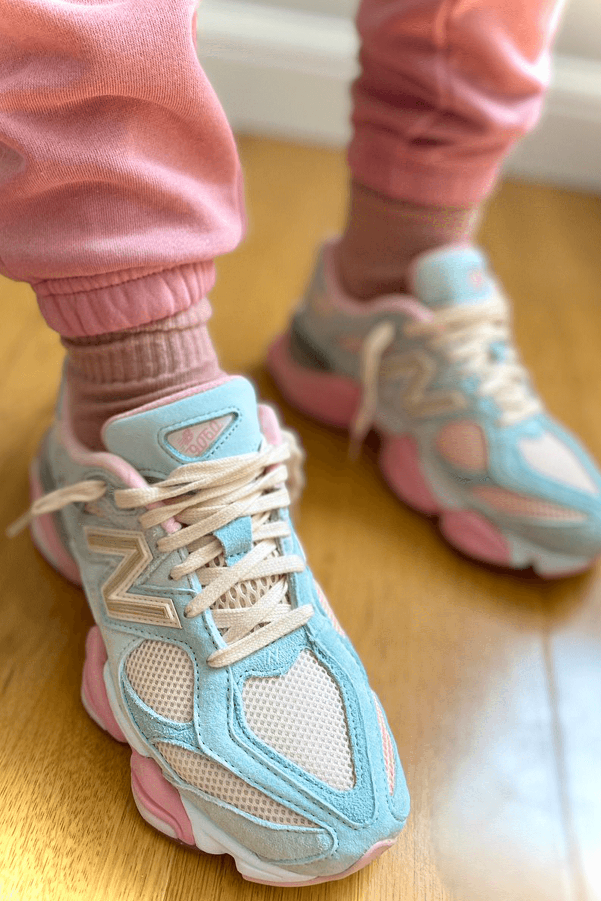 9060 Baby Shower Blue Sneakers
