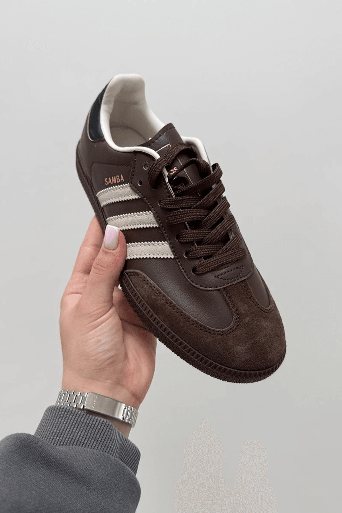 Samba Cream Brown Sneakers