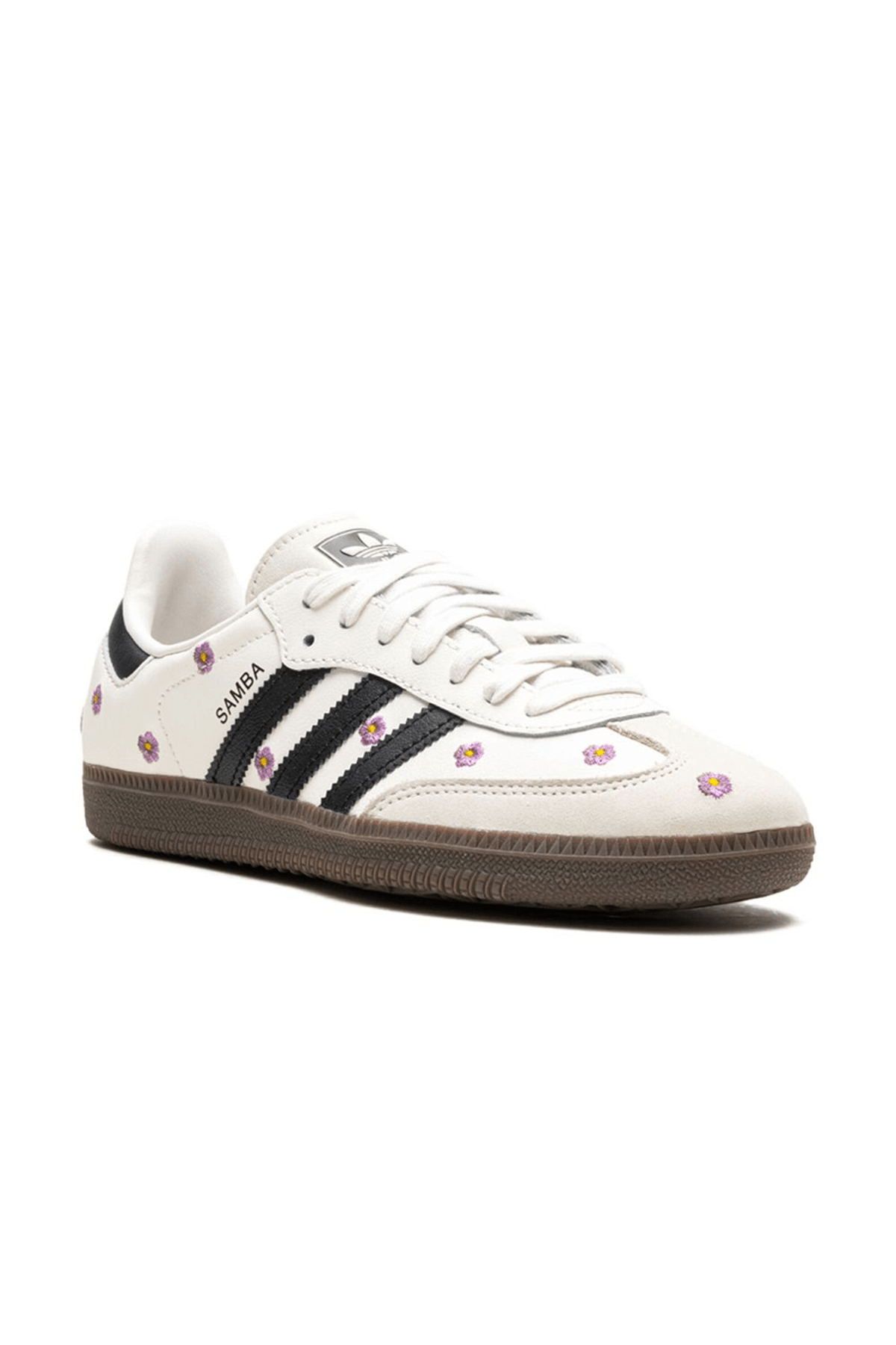 Samba Purple Floral Sneakers