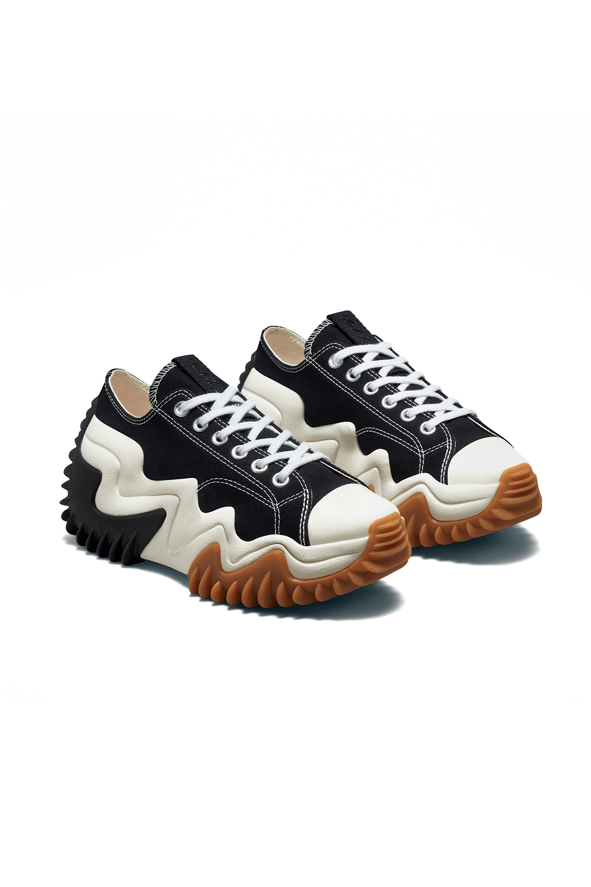 Run Star Motion Kısa Siyah Platform Sneaker