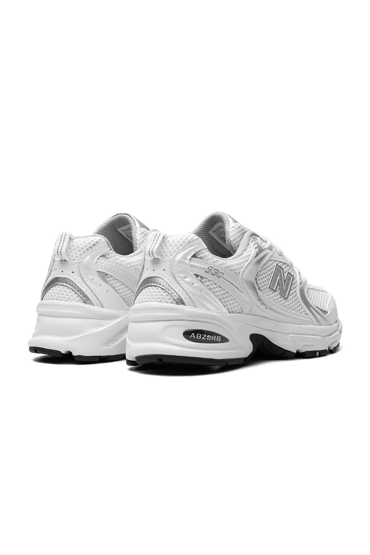 530 White Metallic Sneakers