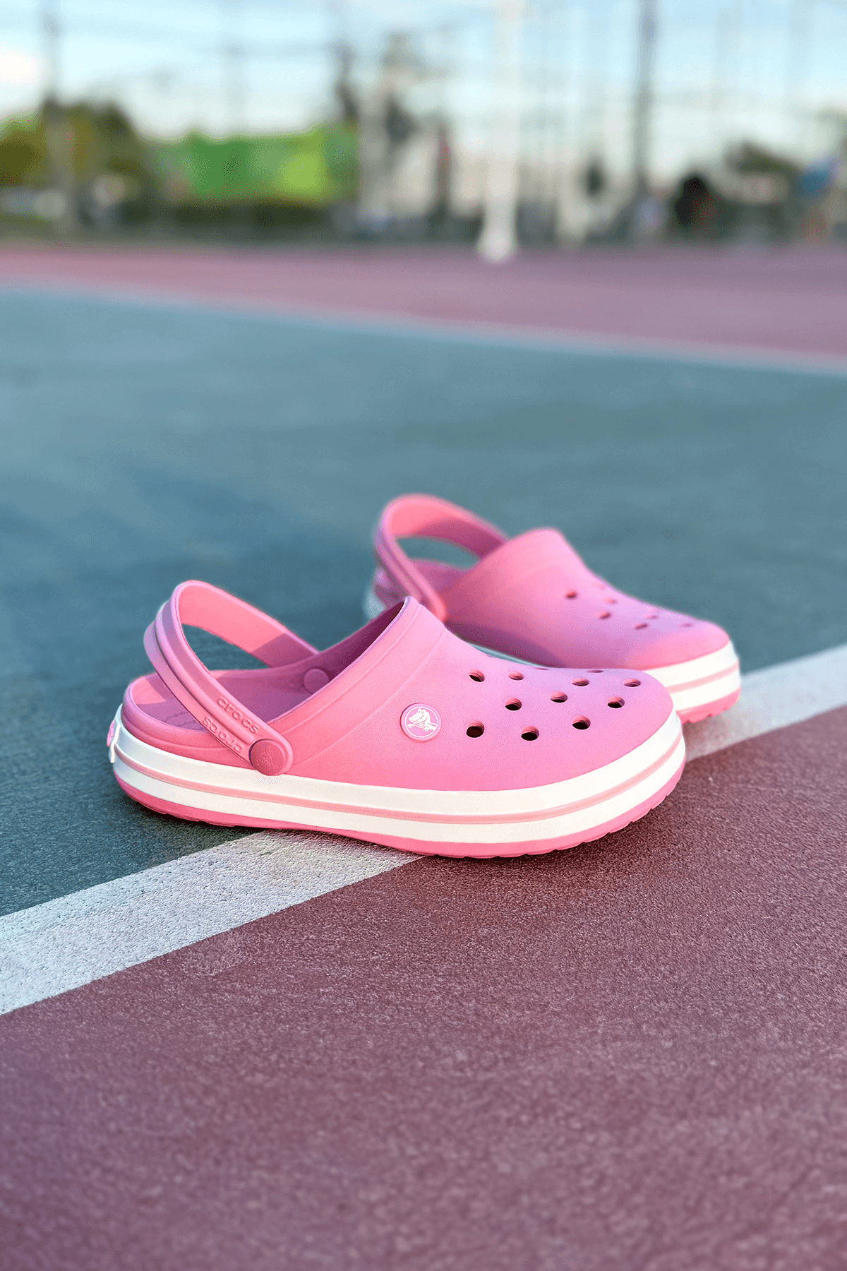 Crocband Pembe Terlik