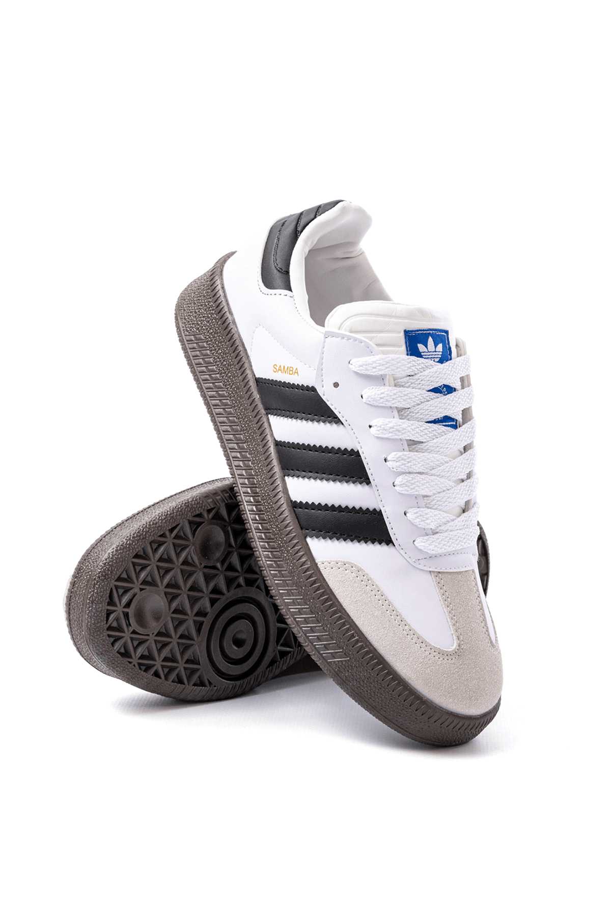 Sambae OG Kadın Kalın Taban Beyaz Siyah Sneakers