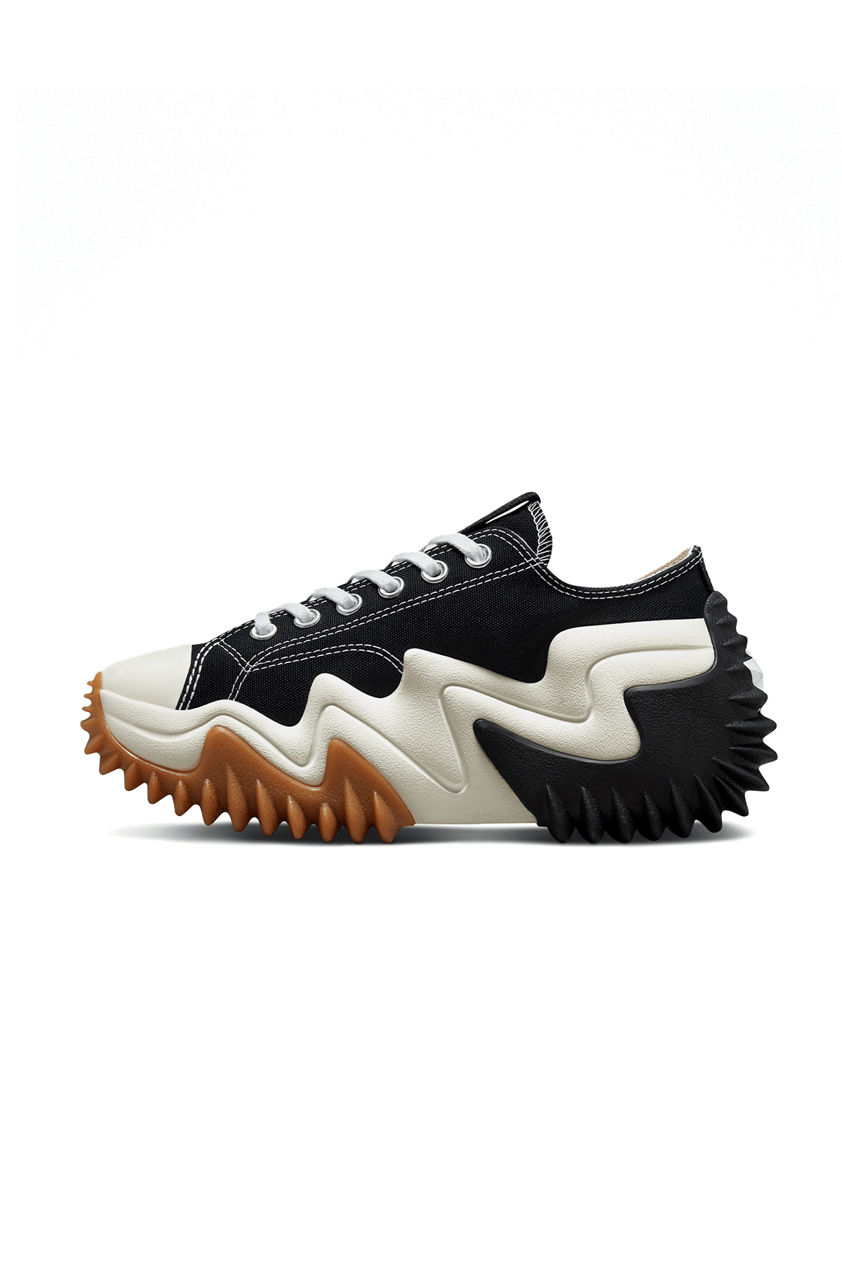 Run Star Motion Kısa Siyah Platform Sneaker