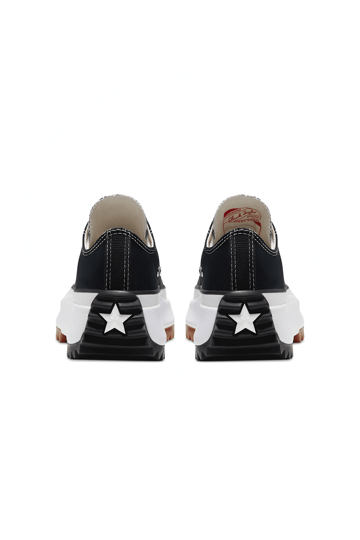 Run Star Hike Canvas Platform Kısa Siyah Sneakers