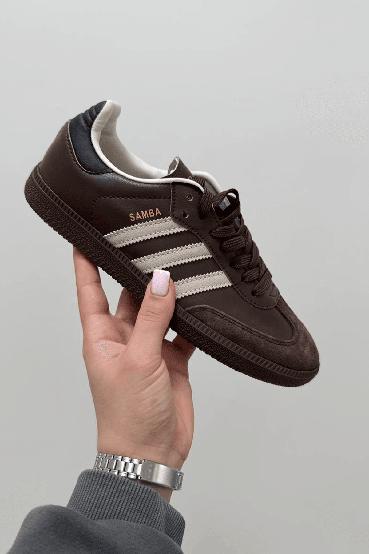 Samba Cream Brown Sneakers