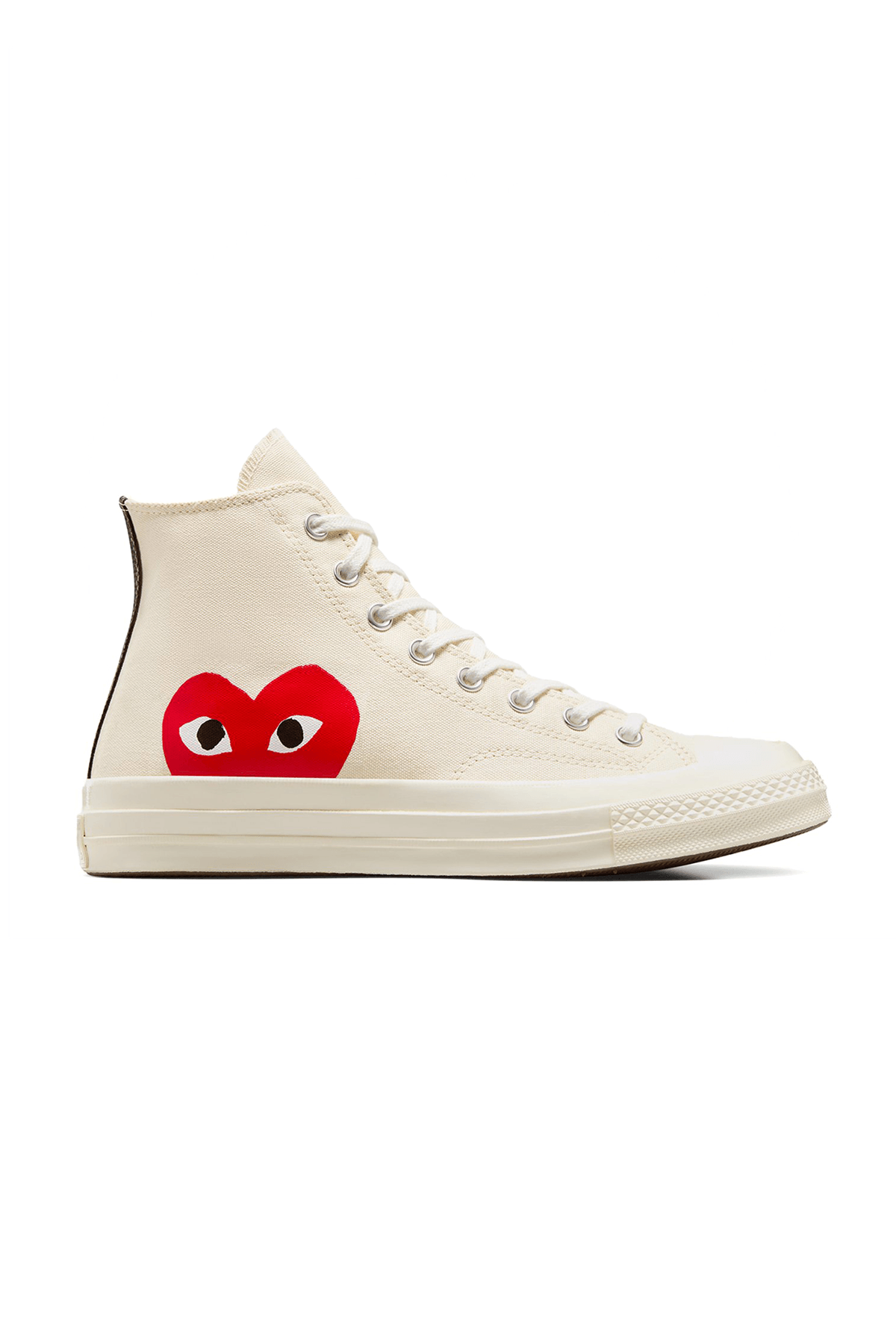 X Comme Des Garçons Play Chuck Uzun Bej Sneakers