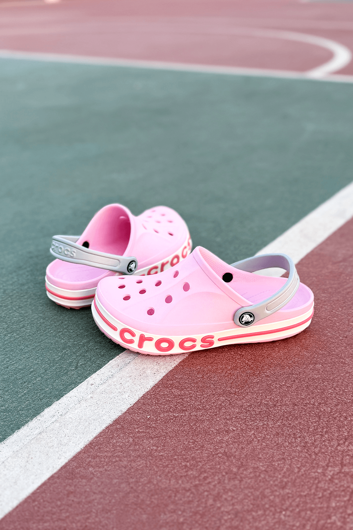 Bayaband Clog Pembe Gri Terlik