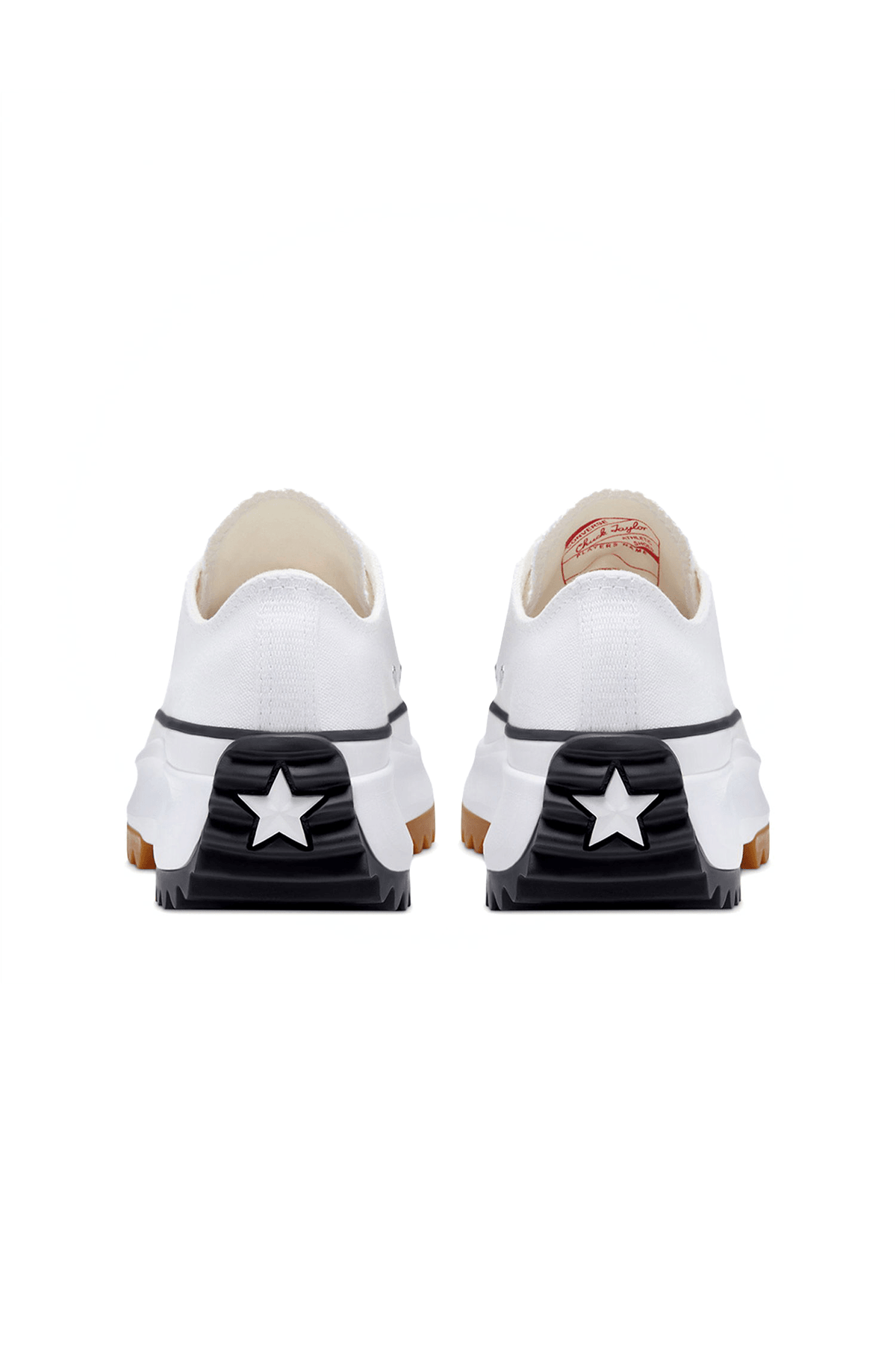 Run Star Hike Canvas Platform Kısa Beyaz Sneakers