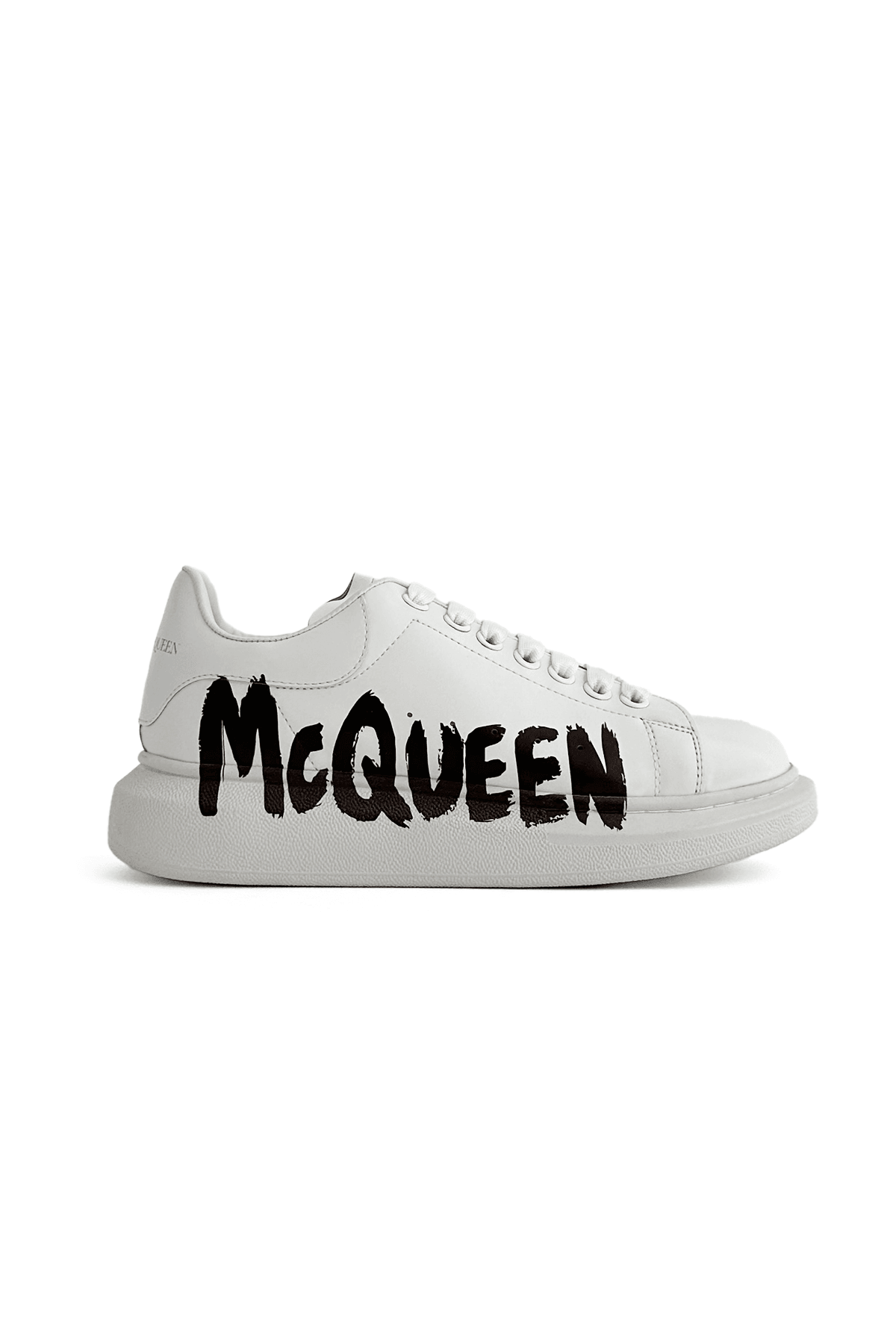 Street Style Logo Platform Beyaz Sneakers