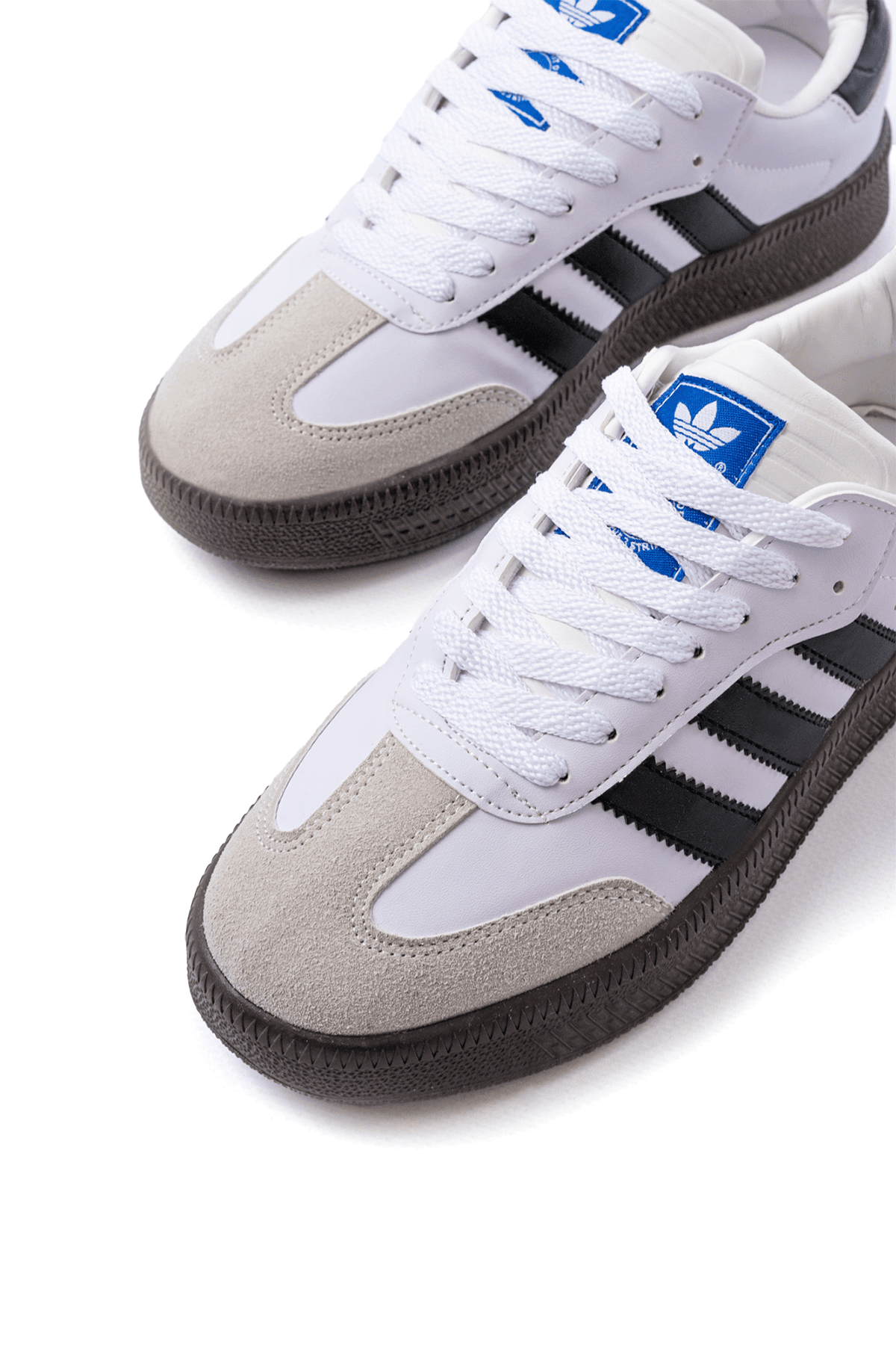 Sambae OG Kadın Kalın Taban Beyaz Siyah Sneakers