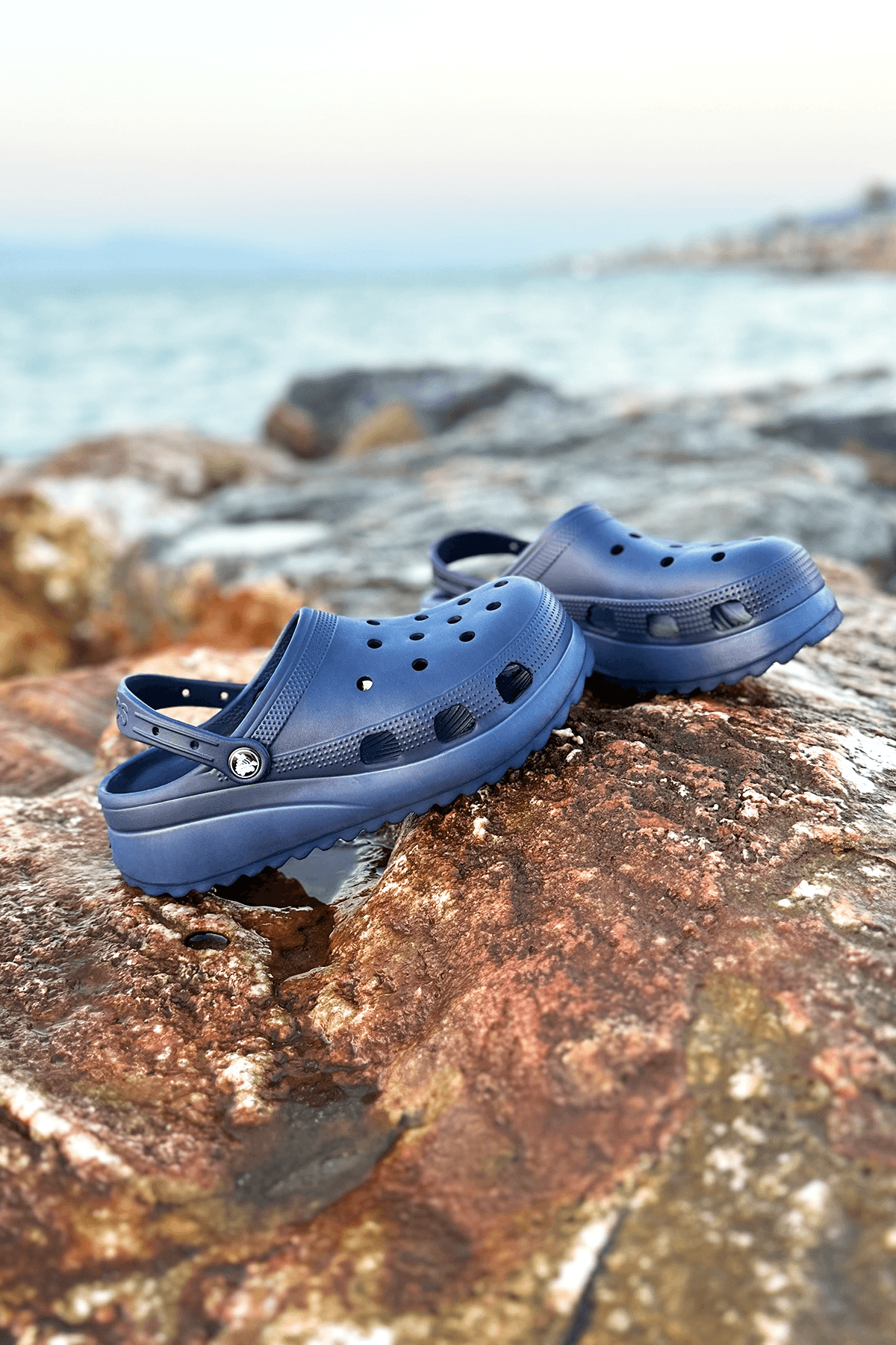Classic Platform Clog Lacivert Terlik