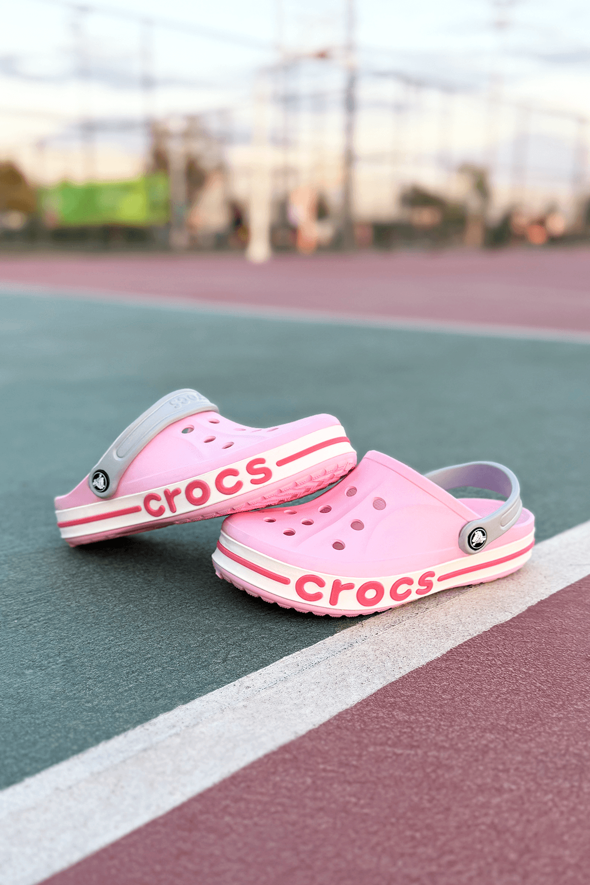 Bayaband Clog Pembe Gri Terlik