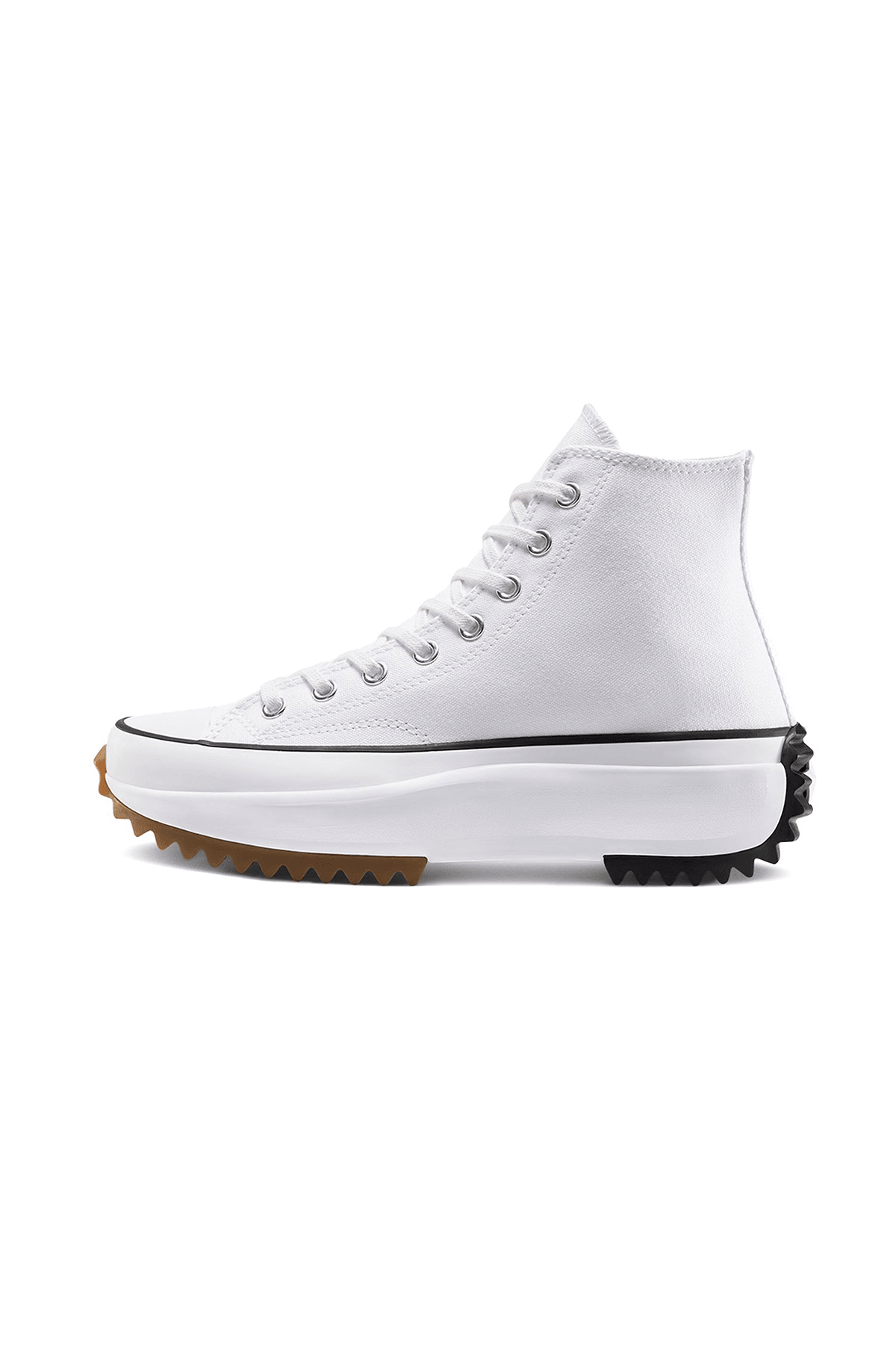 Run Star Hike Canvas Platform Uzun Beyaz Sneakers