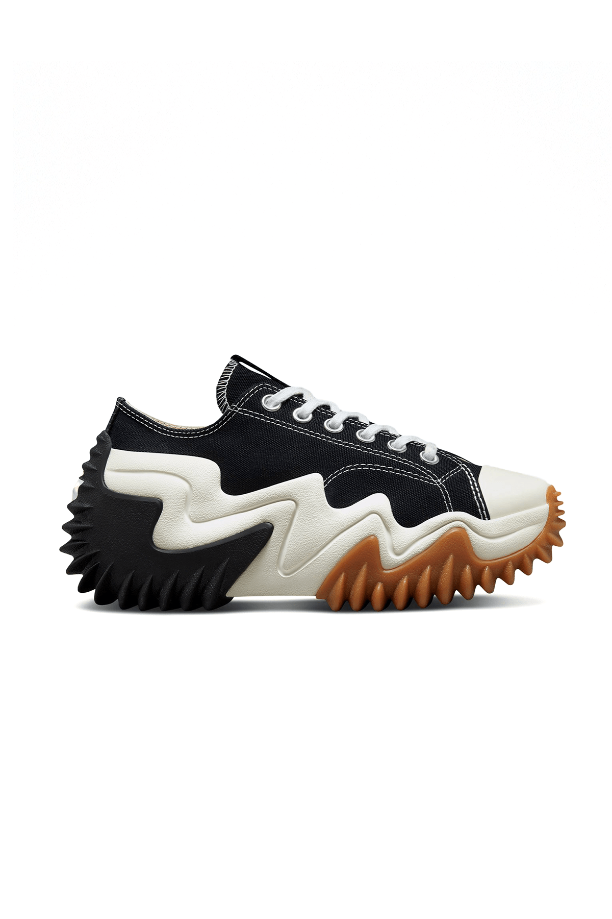 Run Star Motion Kısa Siyah Platform Sneaker