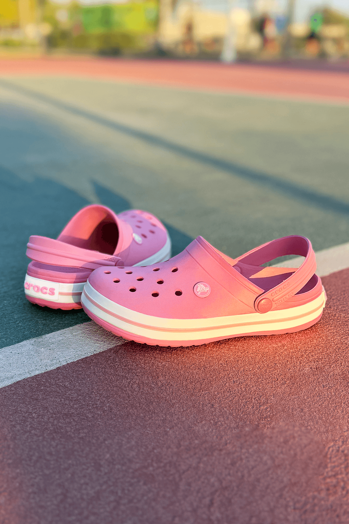 Crocband Pembe Terlik