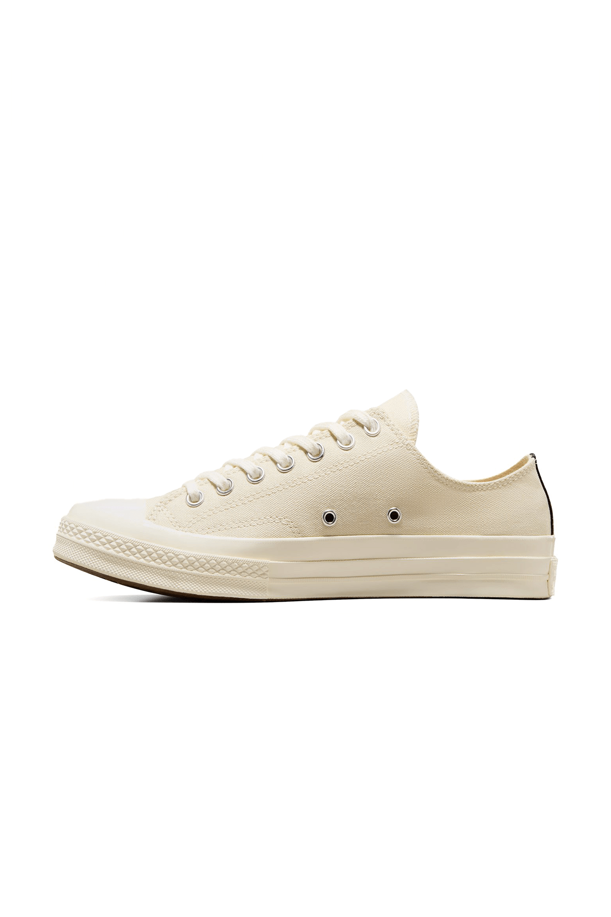 X Comme Des Garçons Play Chuck Kısa Bej Sneakers