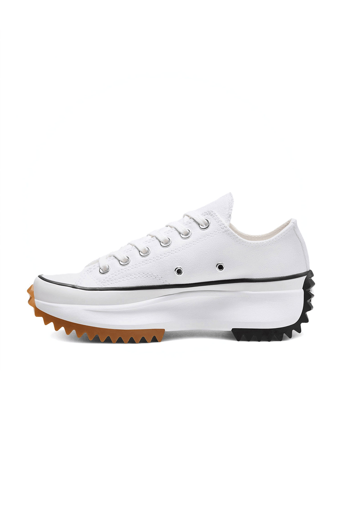 Run Star Hike Canvas Platform Kısa Beyaz Sneakers
