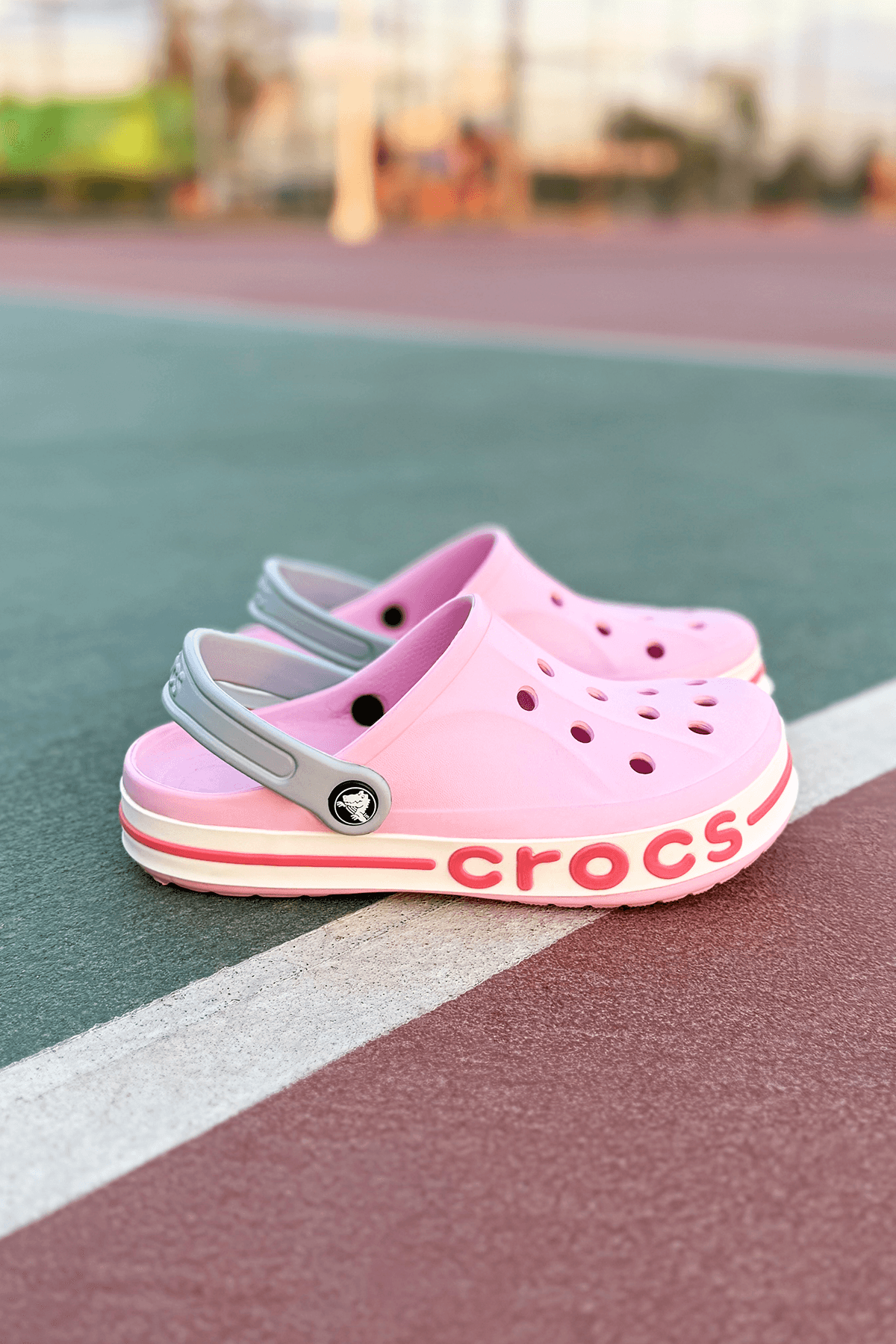 Bayaband Clog Pembe Gri Terlik